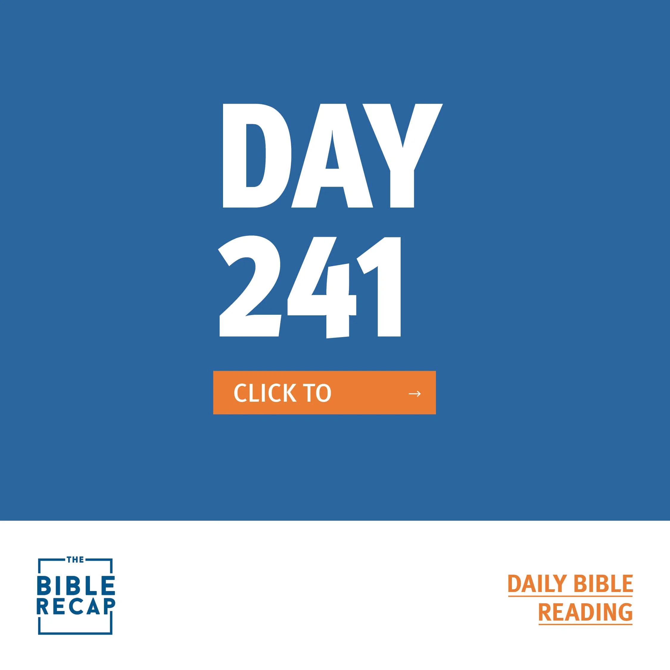 DAY TWO HUNDRED-FORTY ONE