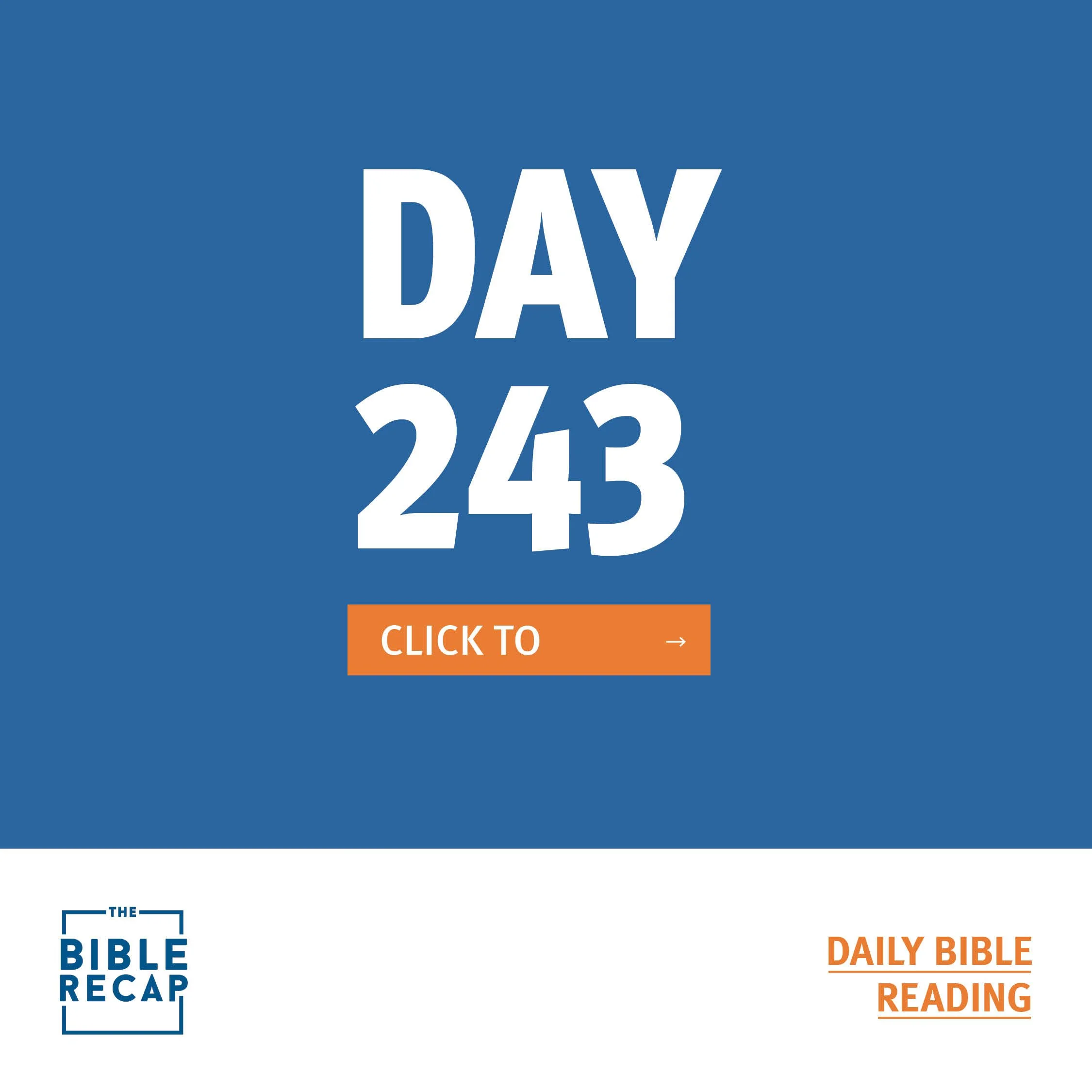 DAY TWO HUNDRED-FORTY THREE