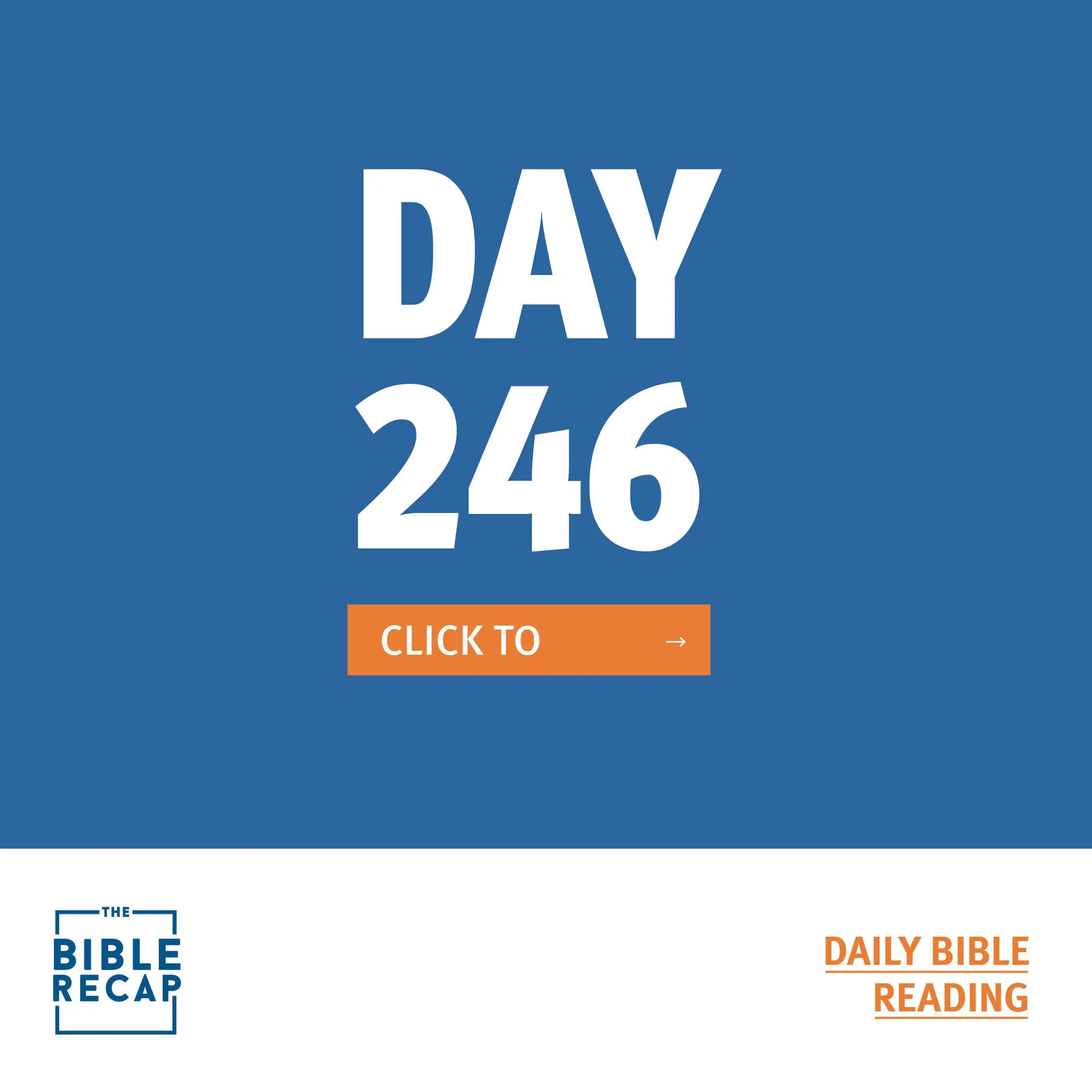 DAY TWO HUNDRED-FORTY SIX