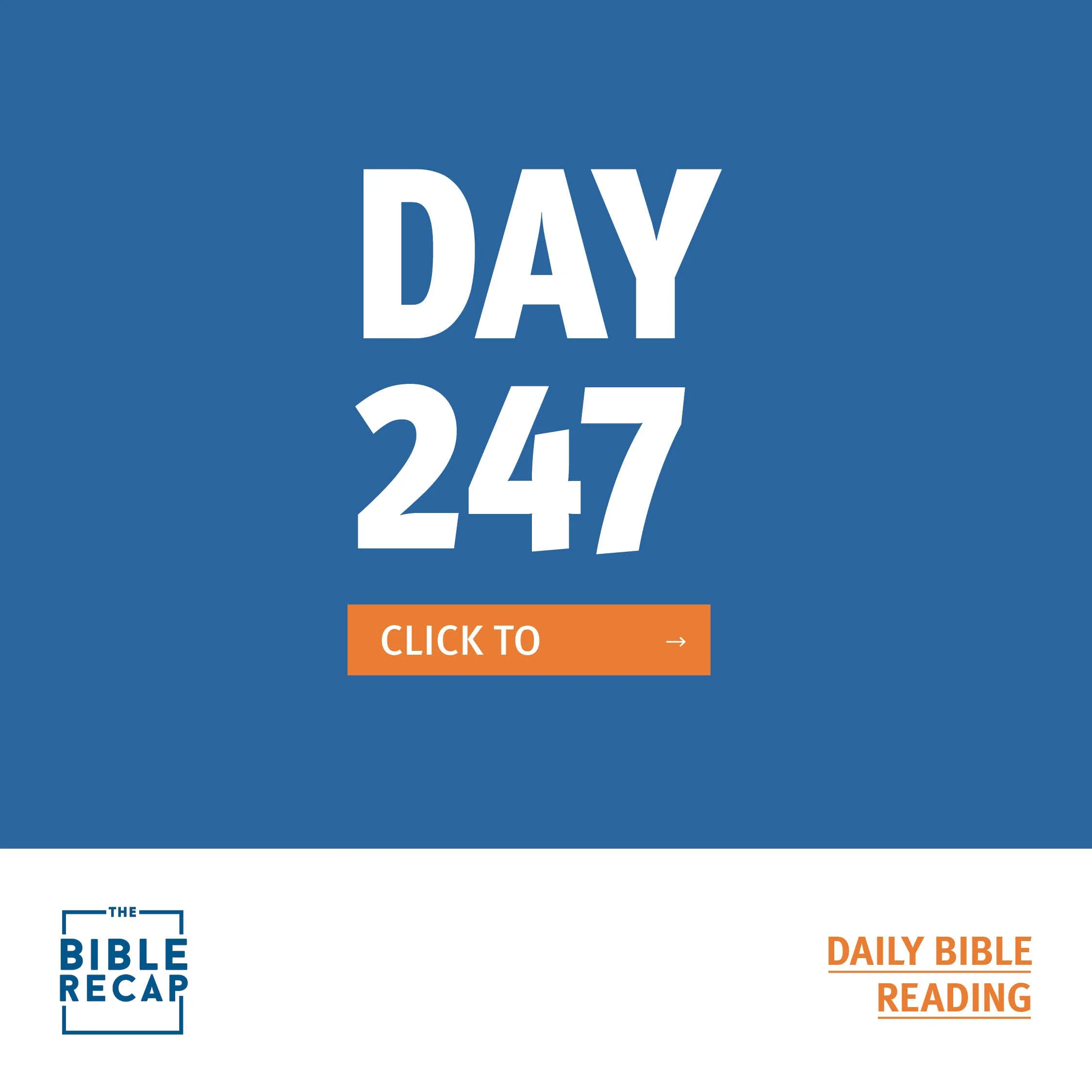 DAY TWO HUNDRED-FORTY SEVEN