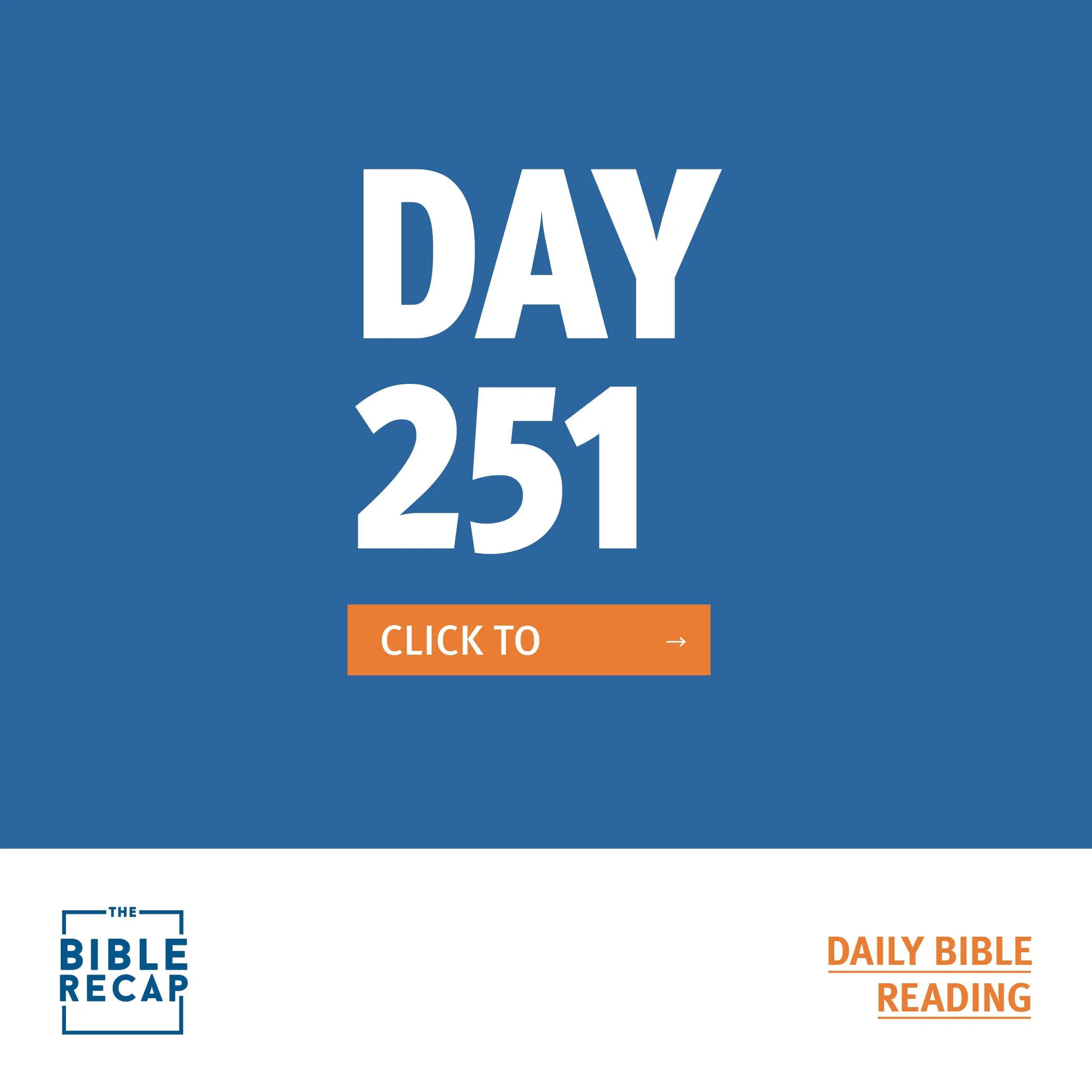 DAY TWO HUNDRED-FIFTY ONE