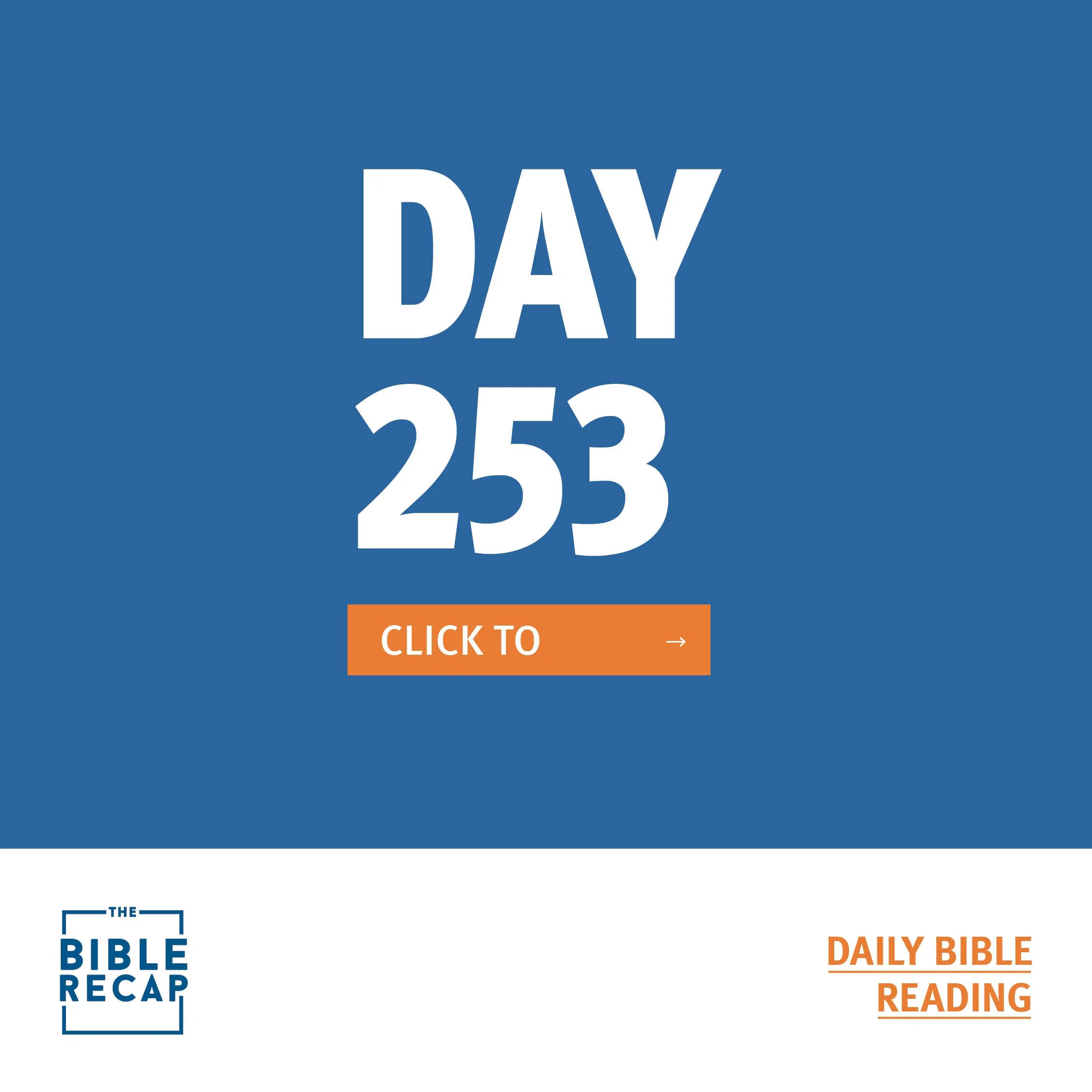 DAY TWO HUNDRED-FIFTY THREE