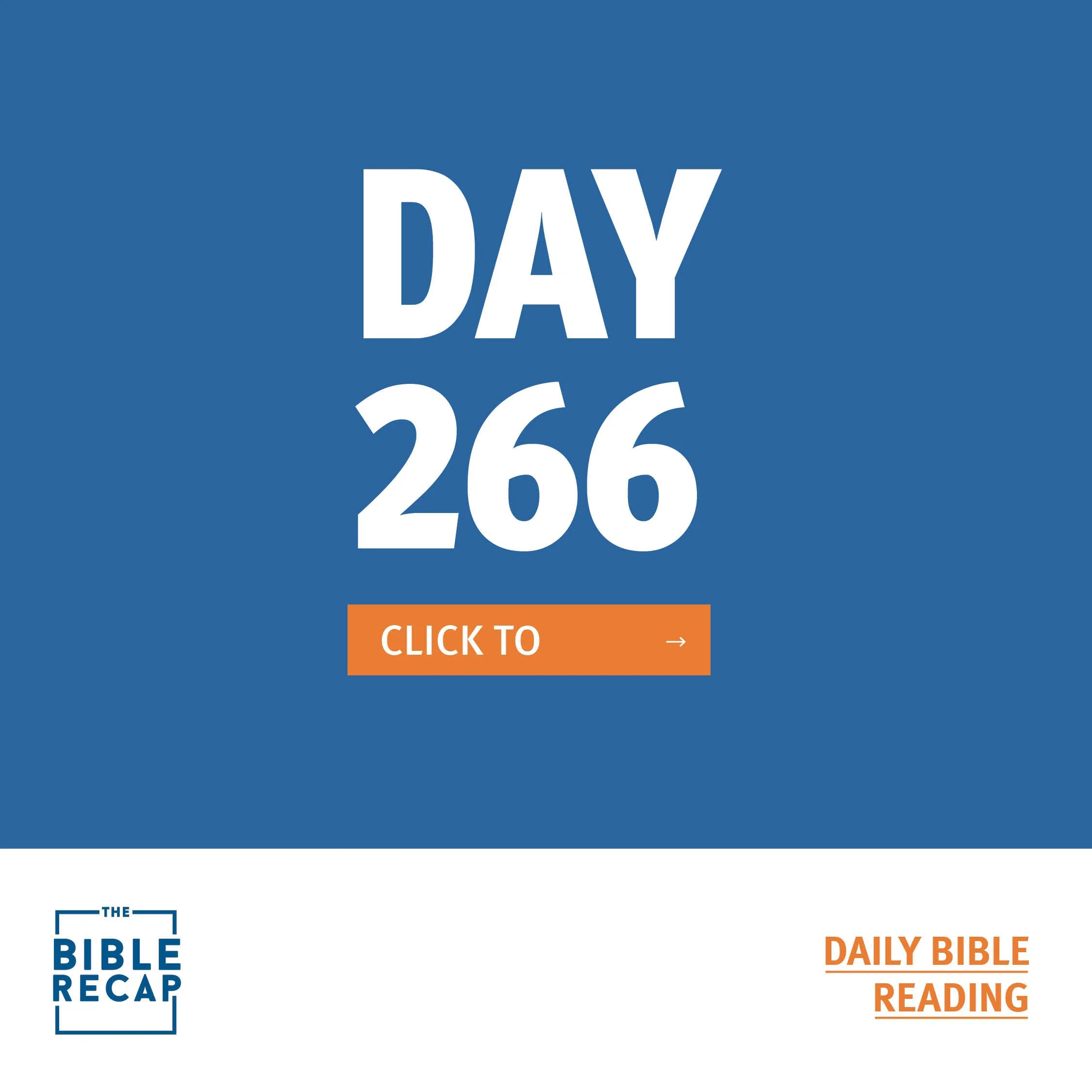 DAY TWO HUNDRED-SIXTY SIX