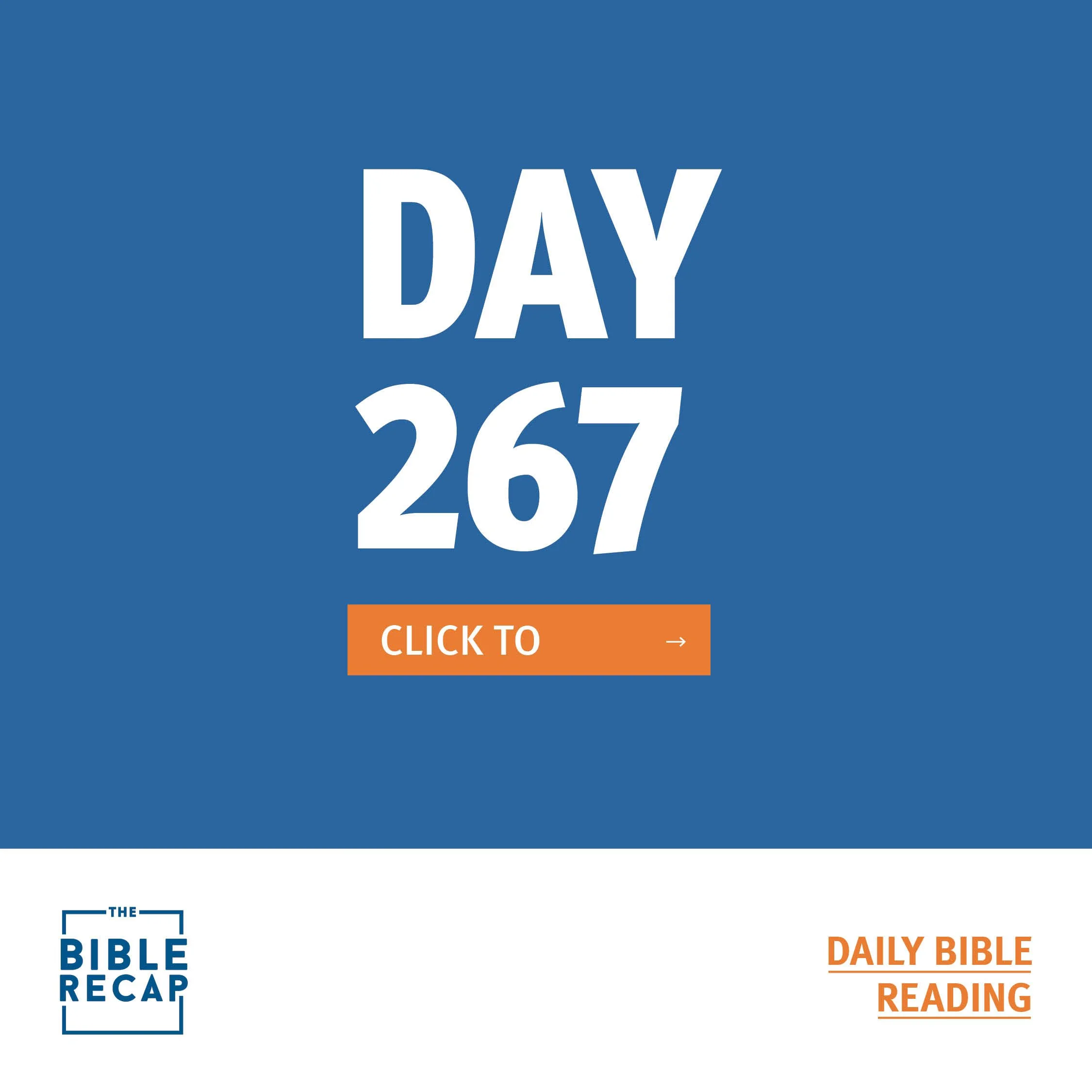 DAY TWO HUNDRED-SIXTY SEVEN