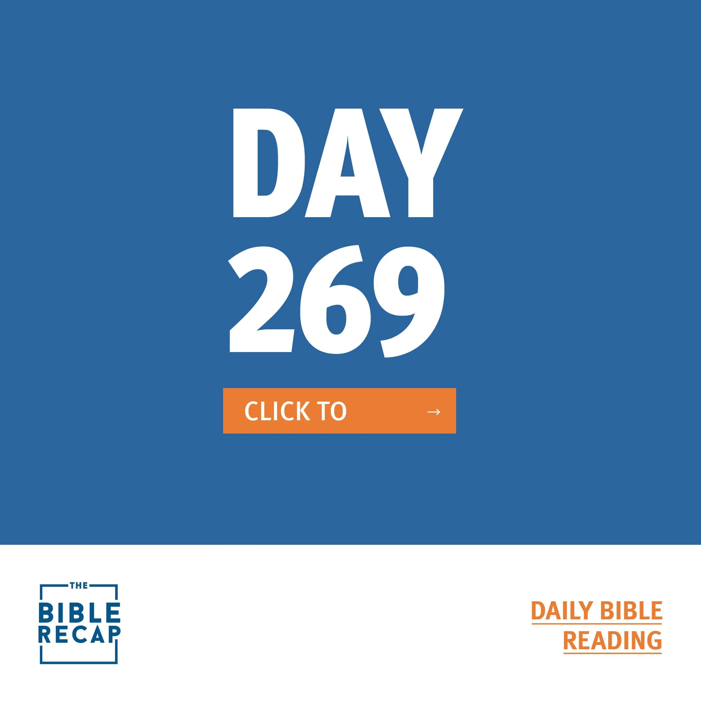 DAY TWO HUNDRED-SIXTY NINE