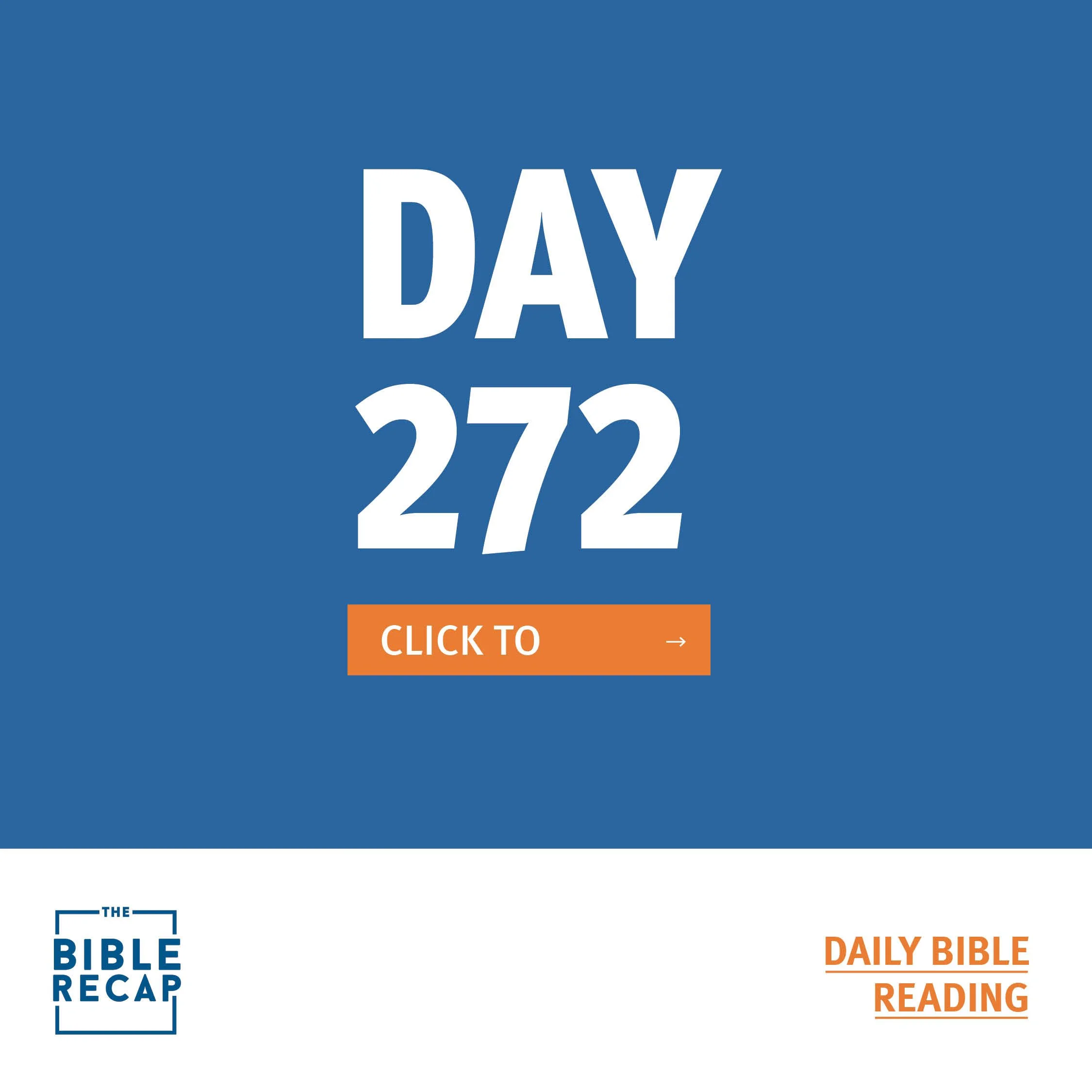 DAY TWO HUNDRED-SEVENTY TWO