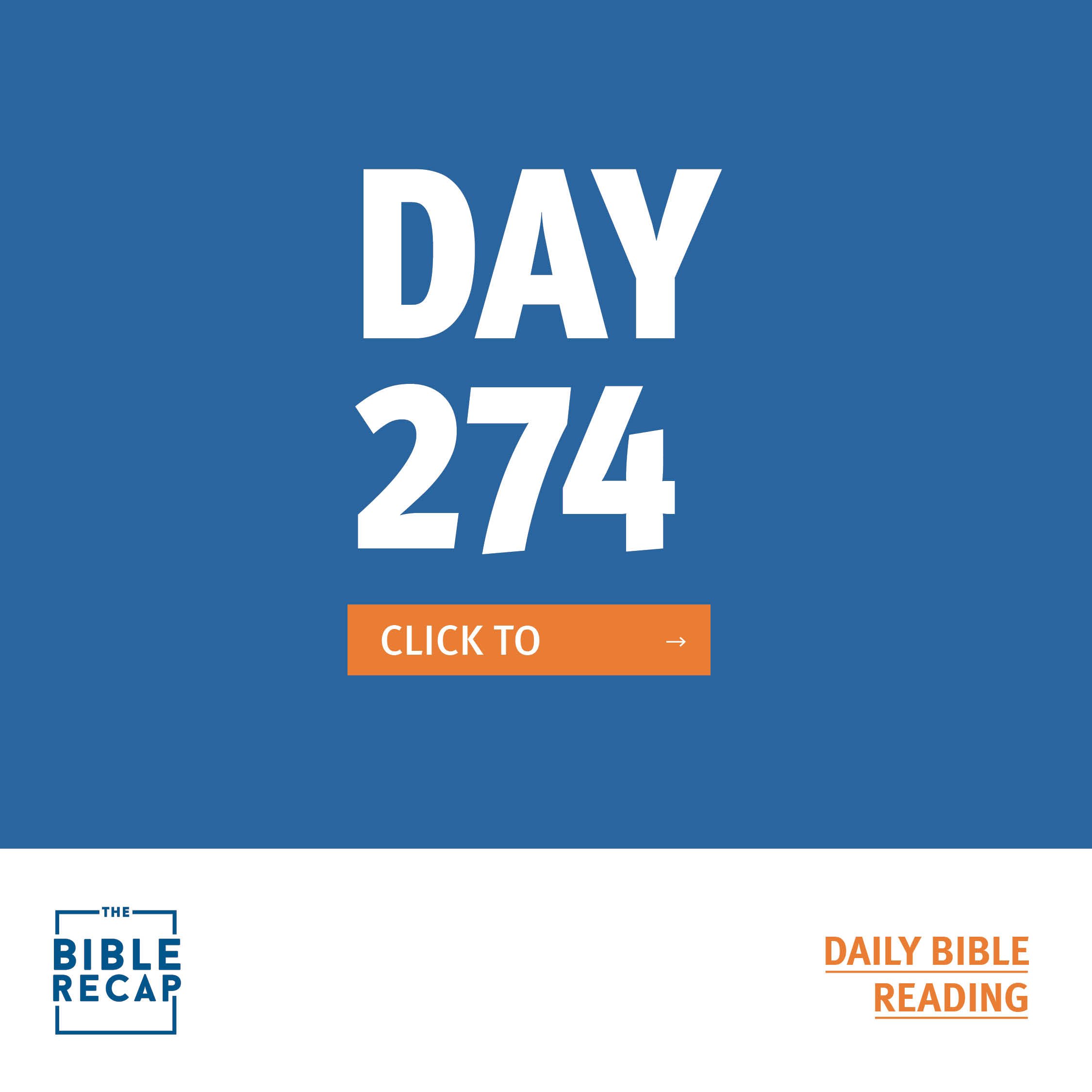 DAY TWO HUNDRED-SEVENTY FOUR