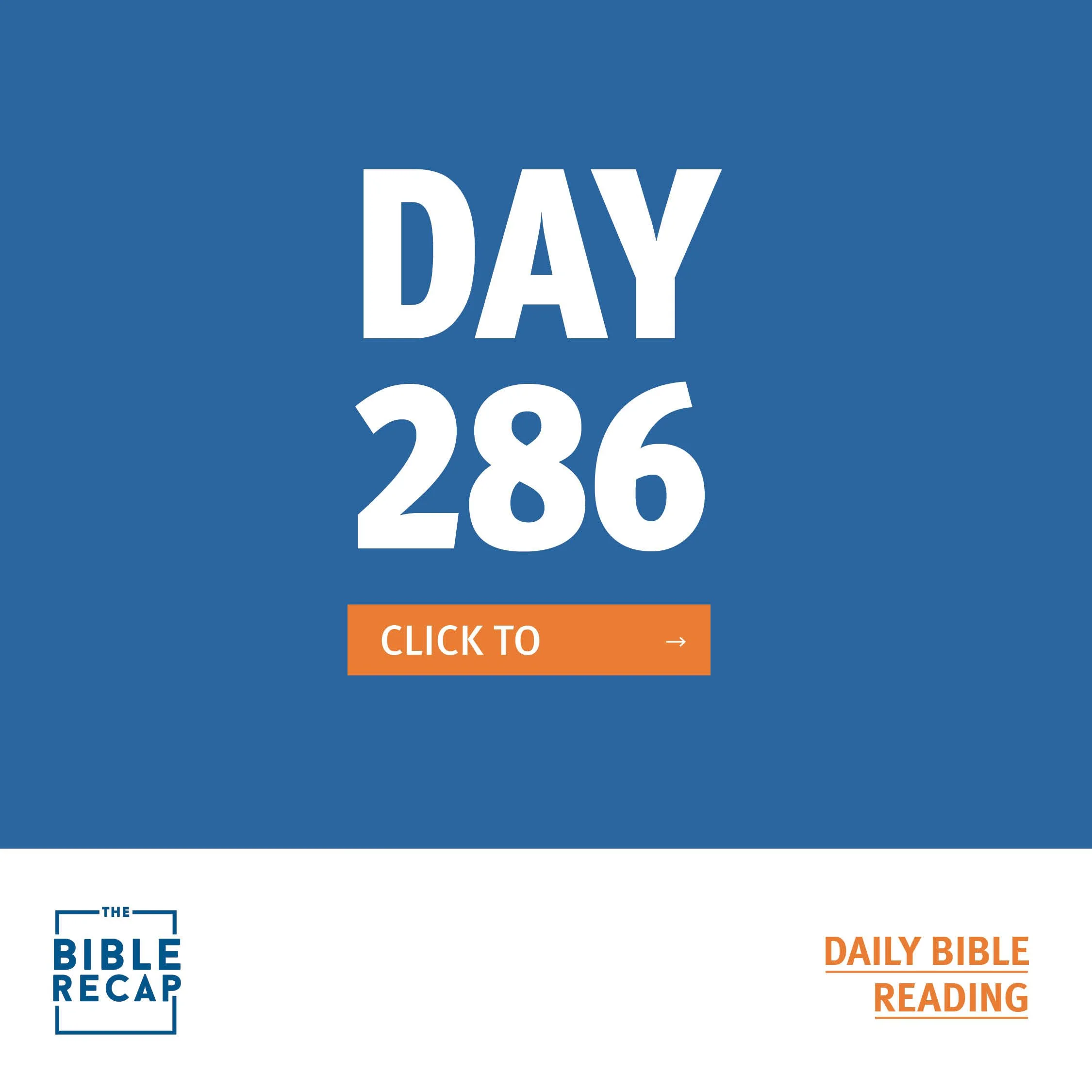 DAY TWO HUNDRED-EIGHTY SIX