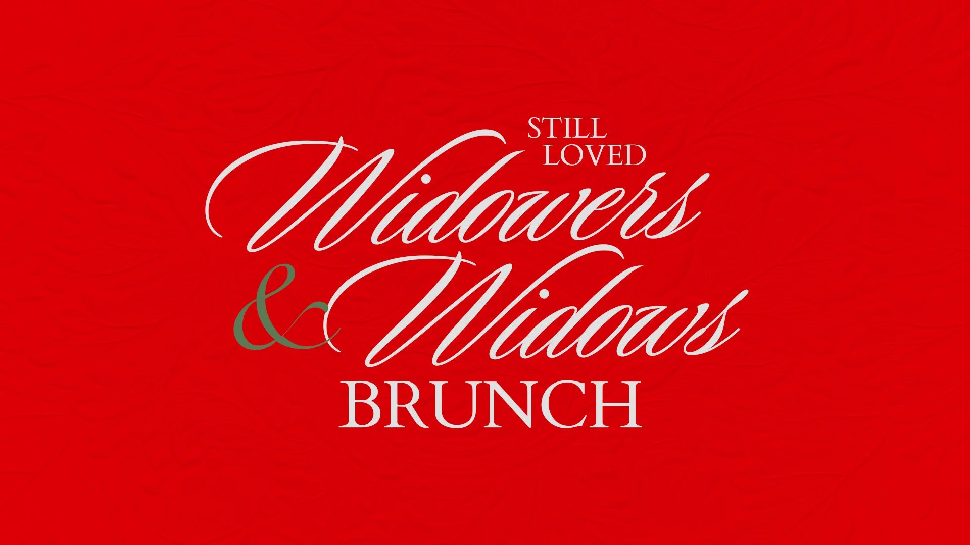Widowers &amp; Widows Brunch