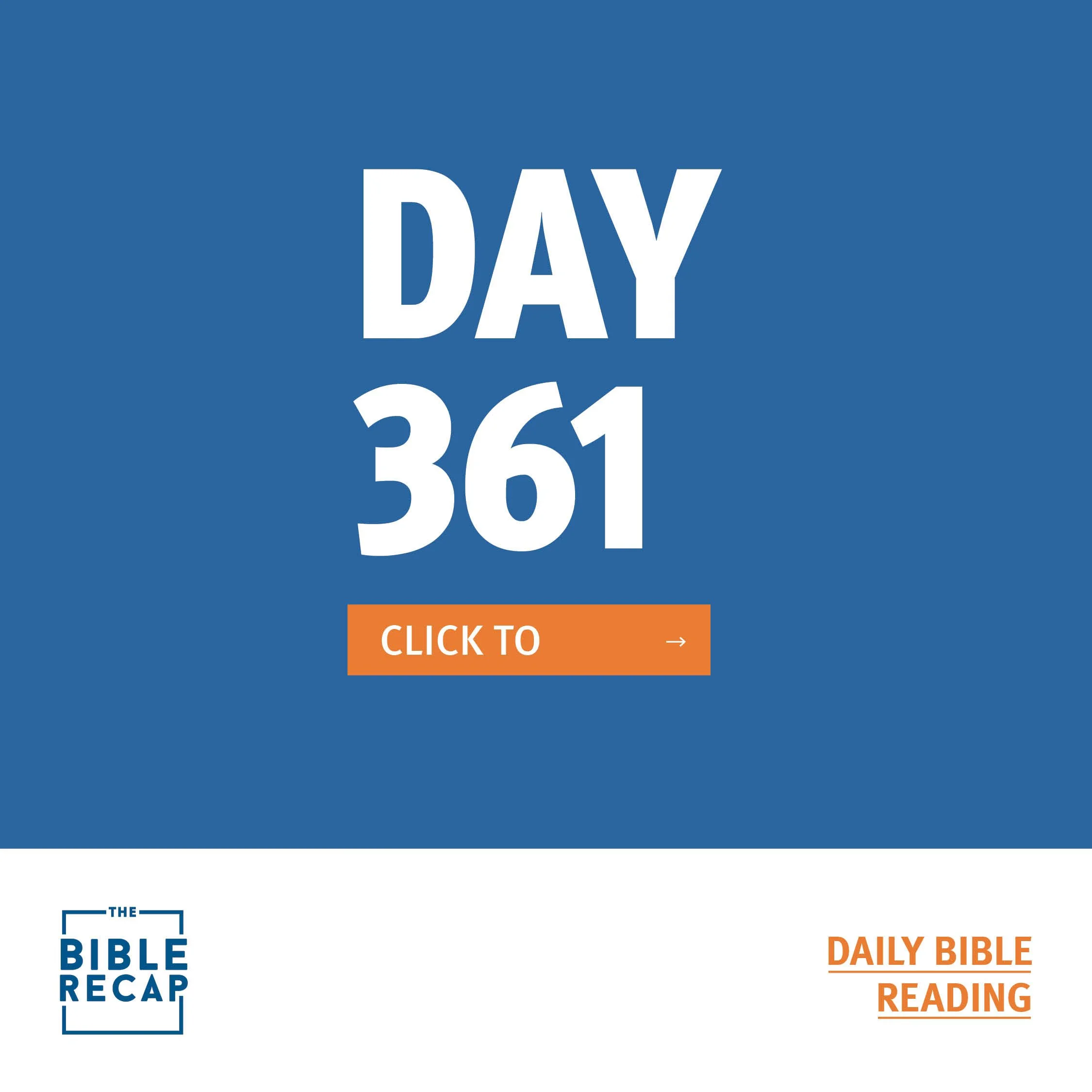 DAY THREE HUNDRED-SIXTY ONE