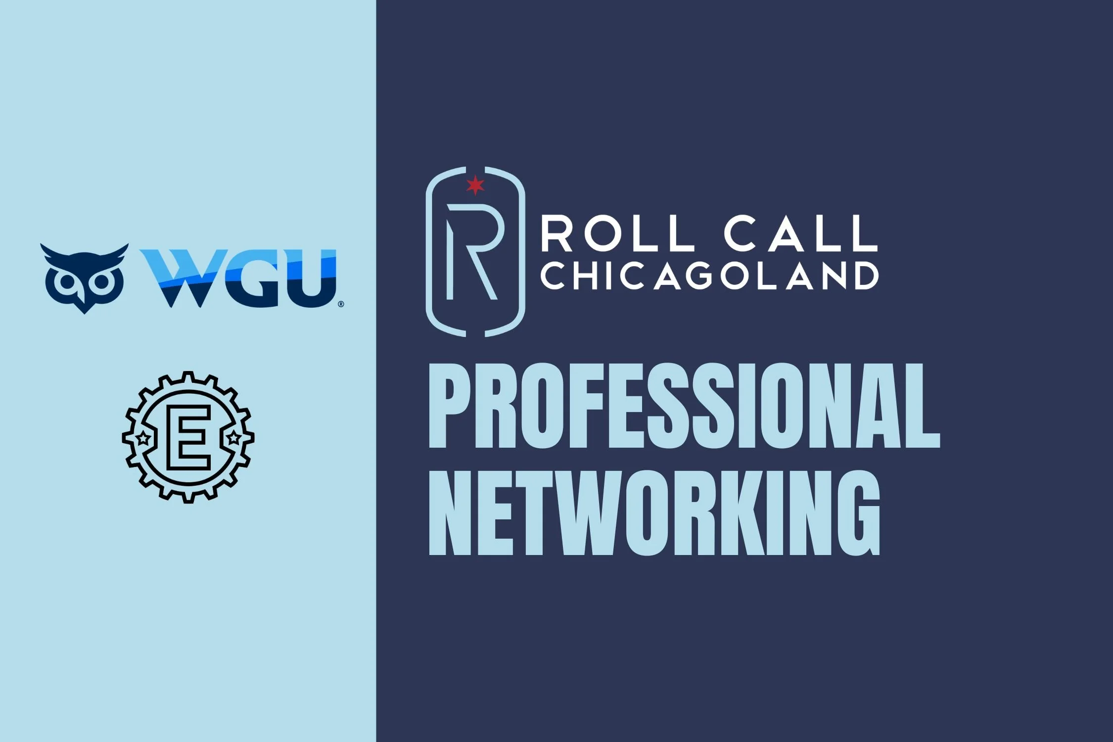 RESCHEDULED: PLEASE NOTE NEW DATE! Professional Networking