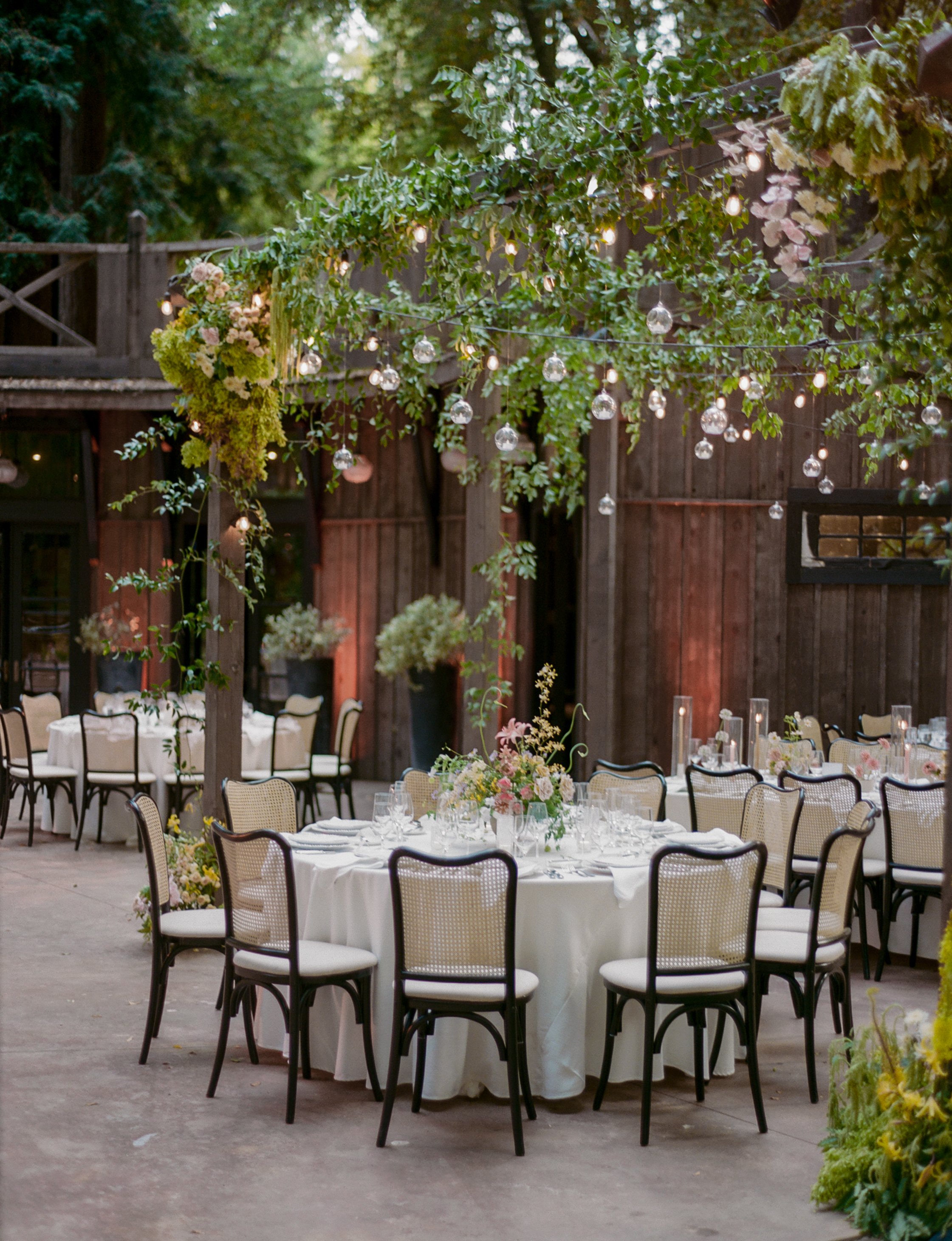 Modern Organic Wedding Florals in the Mendocino Redwoods