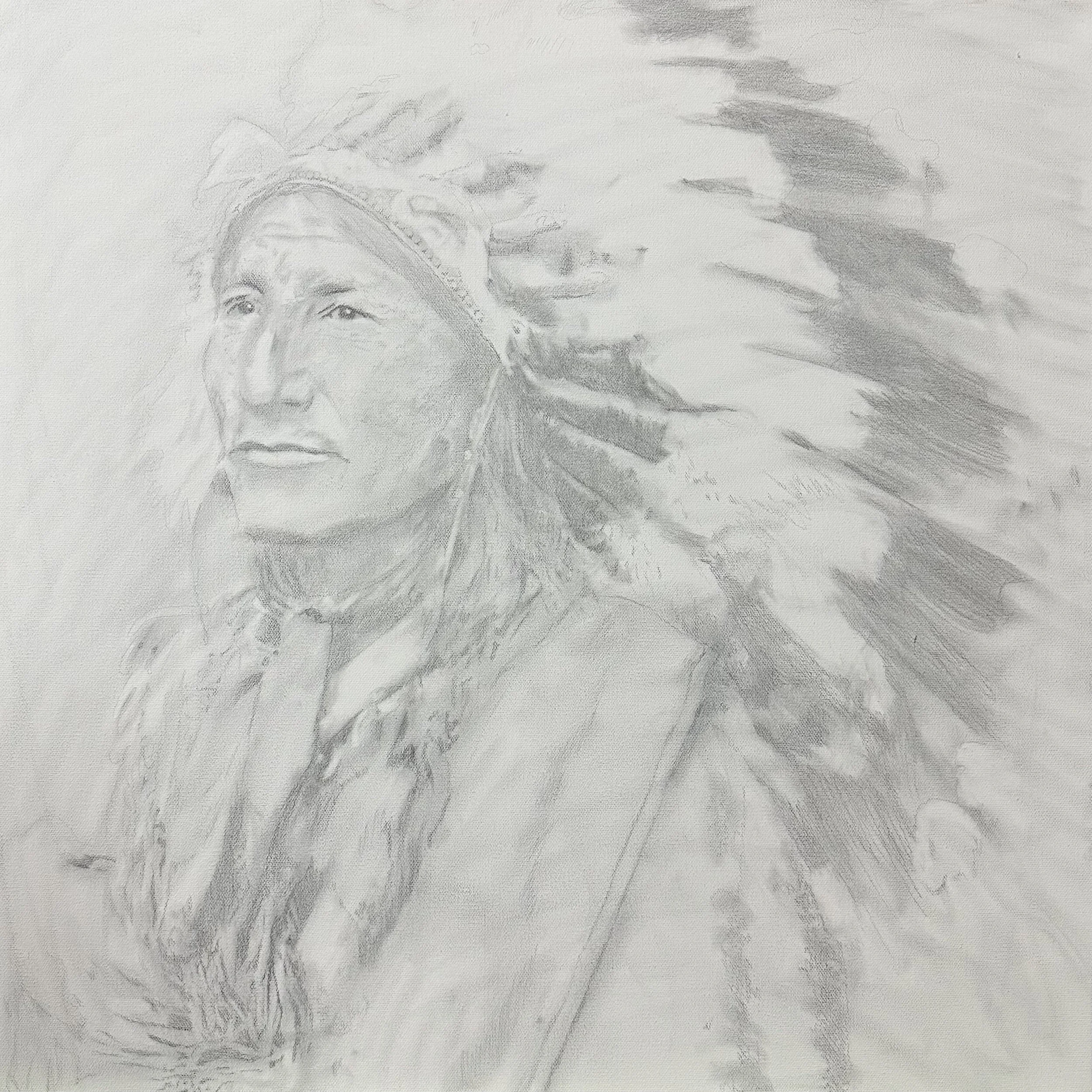 Chief Whirling Horse of the Oglala Lakota Sioux Tribe