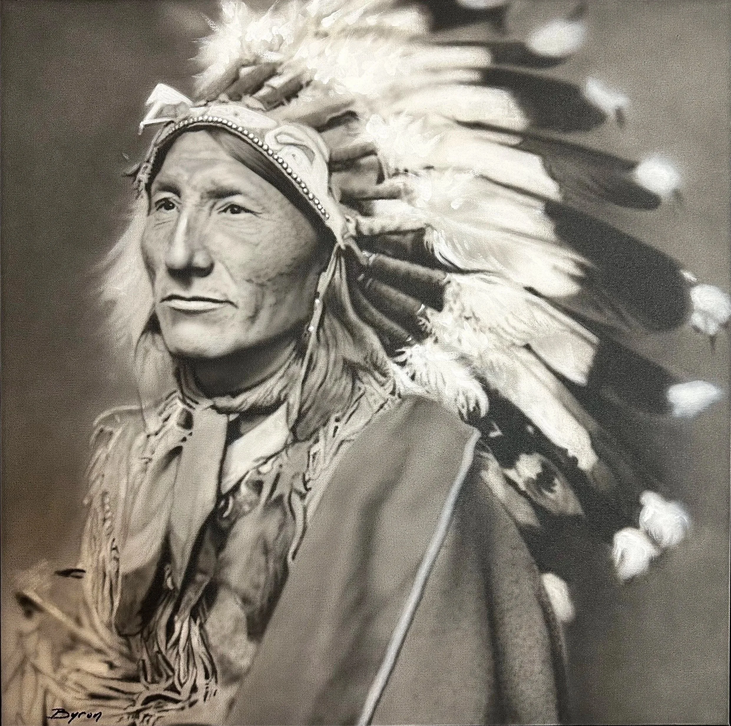 Chief Whirling Horse of the Oglala Lakota Sioux Tribe