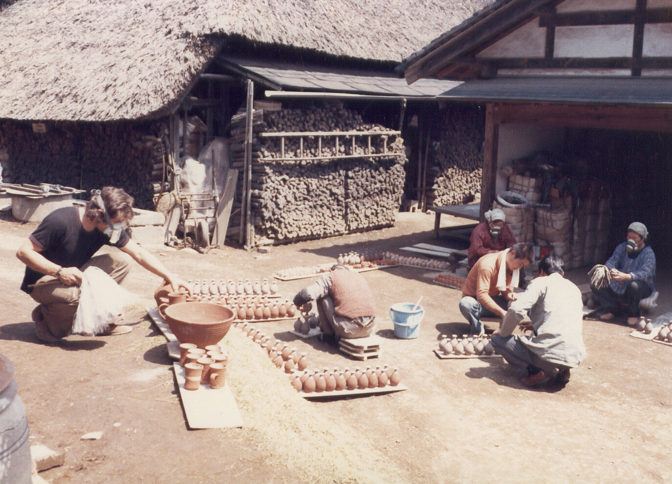  Working with Tatsuzo Shimaoka in Mashiko Machi, Japan 1974 