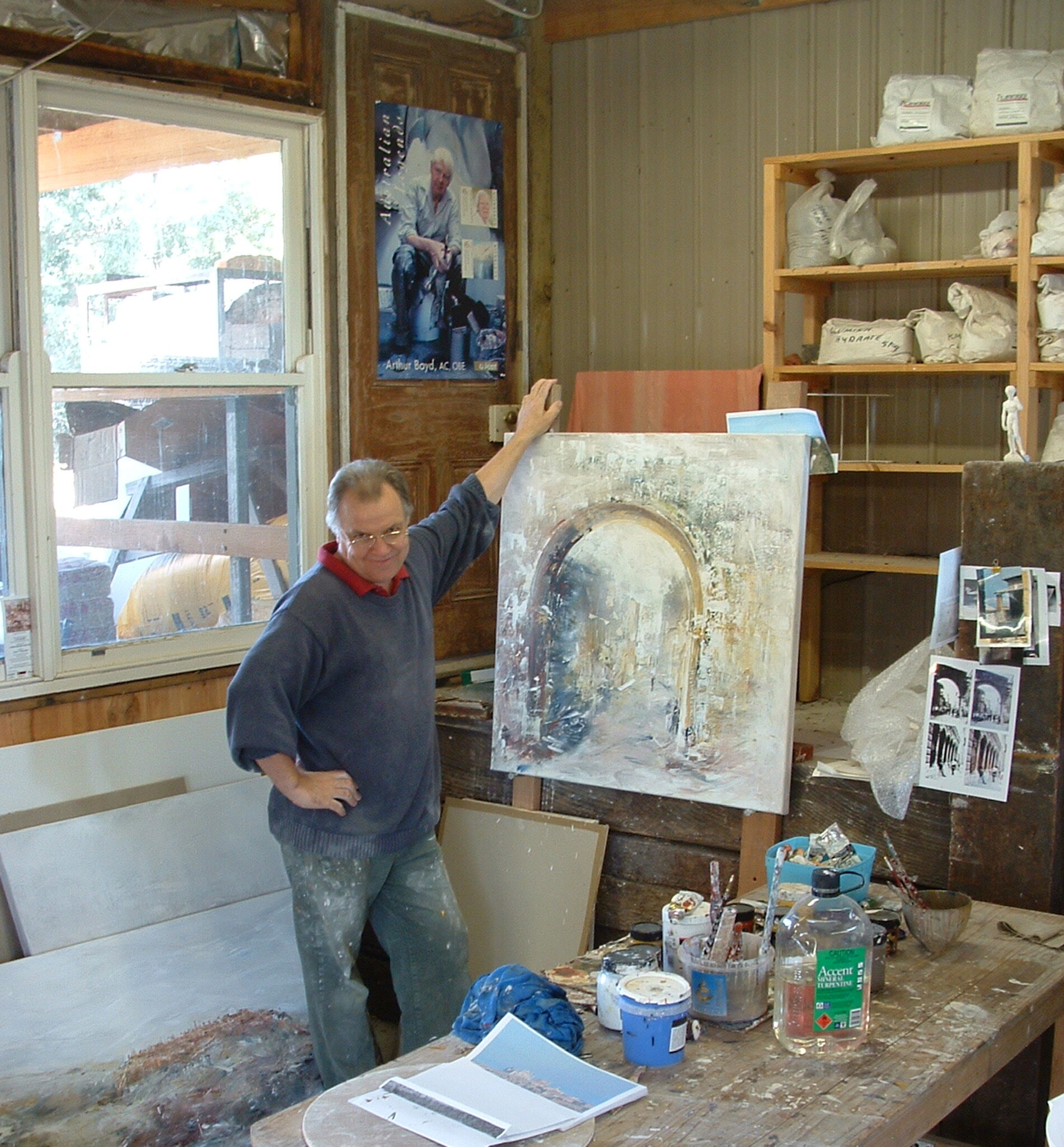  The painting studio at Jetty Road, Nungurner, Gippsland Lakes 