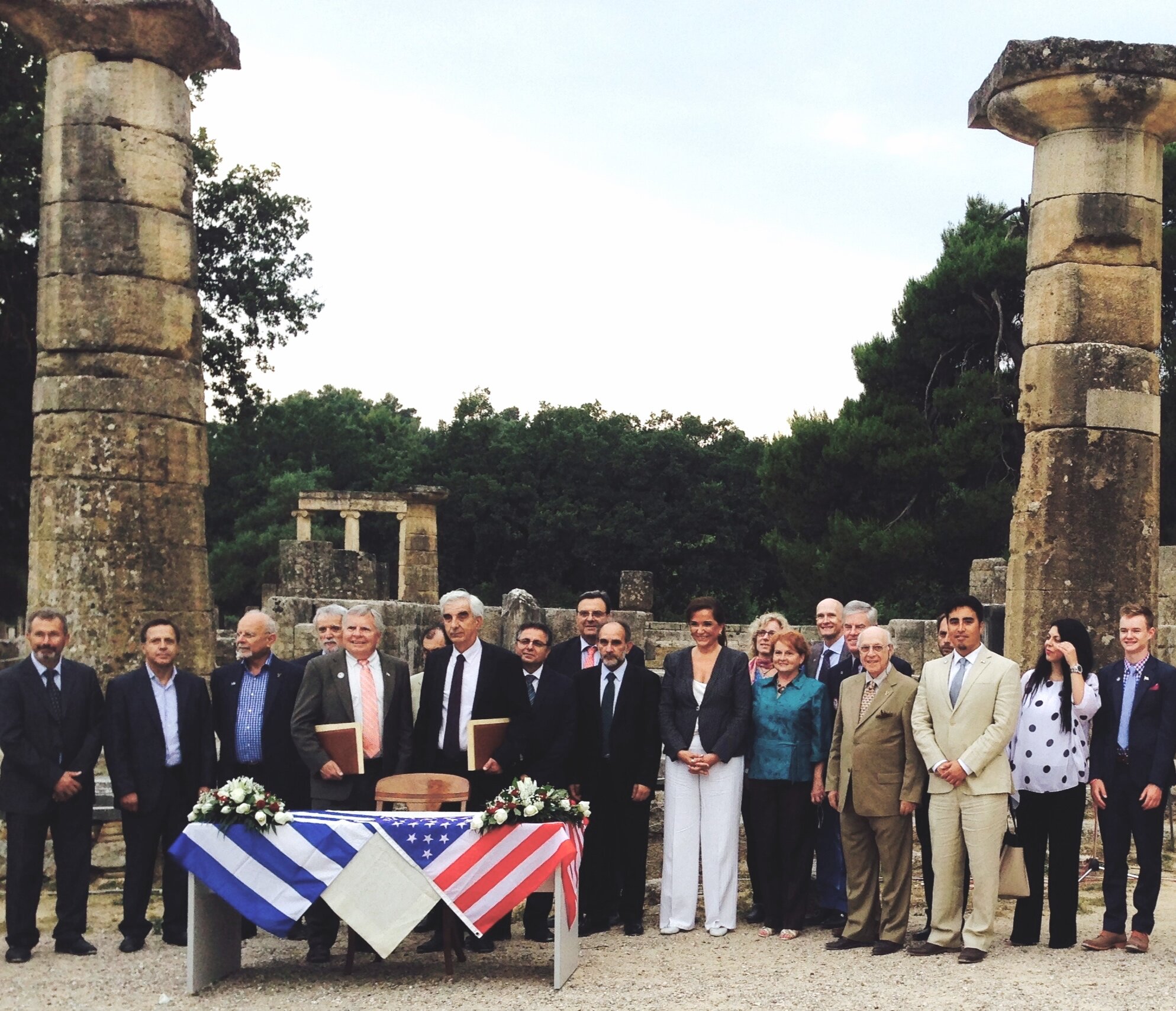 Sister City Ceremony - Ancient Olympia, Greece, Spring 2014
