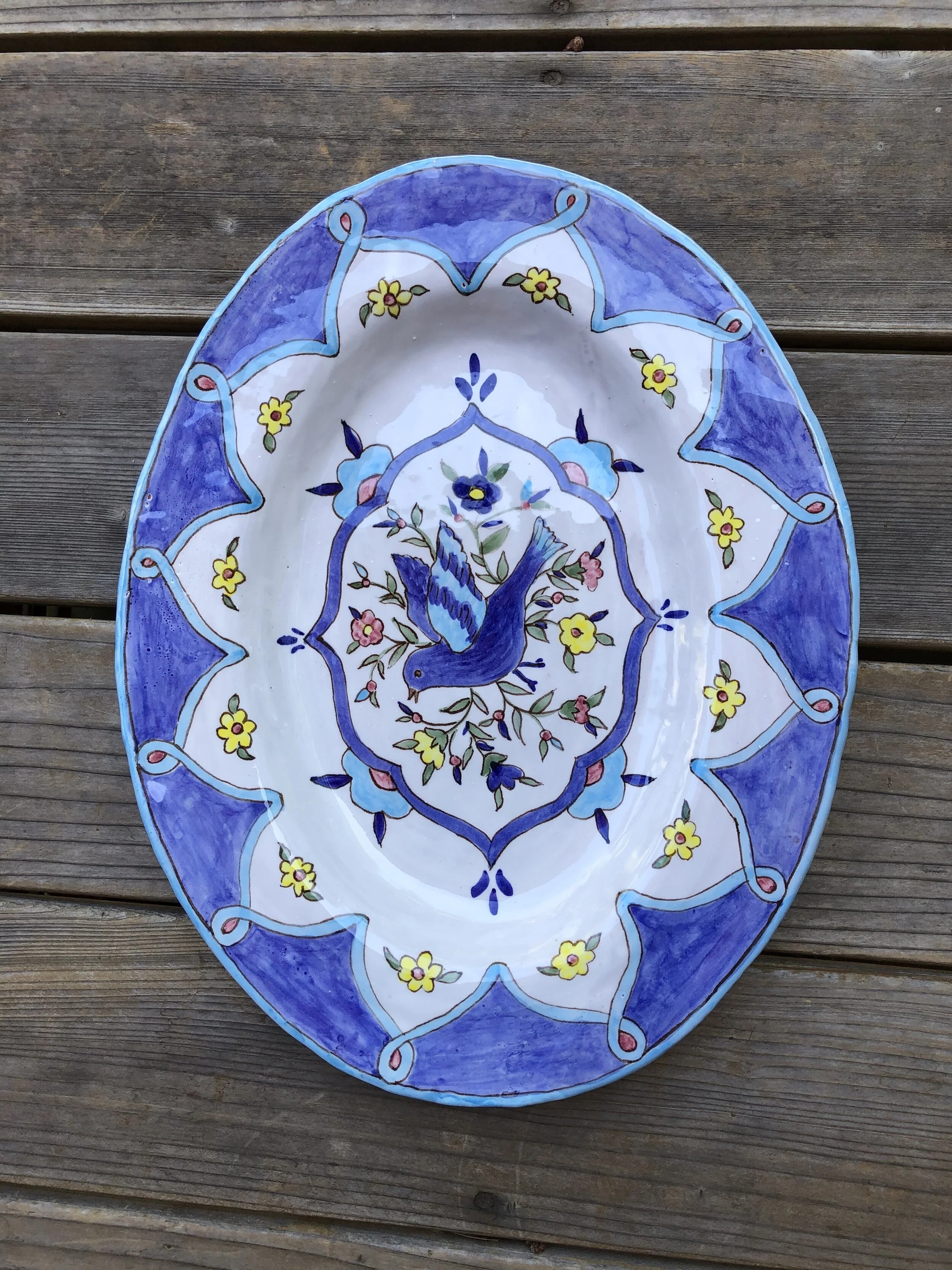 Jan Salzer St. Catherine Church Round Platter