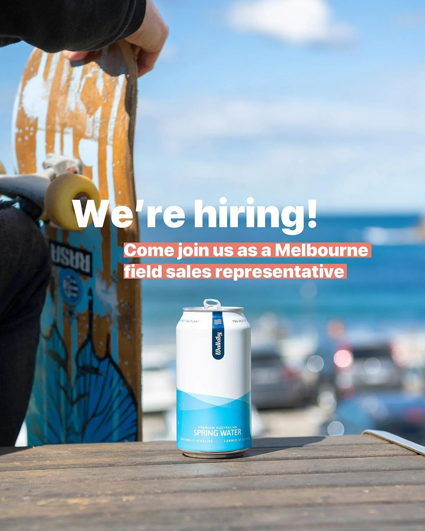 Do you love socialising and building meaningful relations with new people? Are you passionate about doing things differently?&nbsp;Does plastic waste keep you up at night?

If you answer yes to these questions; we want to hear from you!

Wallaby is looking for a field sales representative to strengthen our business growth in Melbourne. Join us on our journey to eliminate problematic plastic bottles 🙌
.
Link in bio or email your CV to hello@wallabywater.com.au to apply.