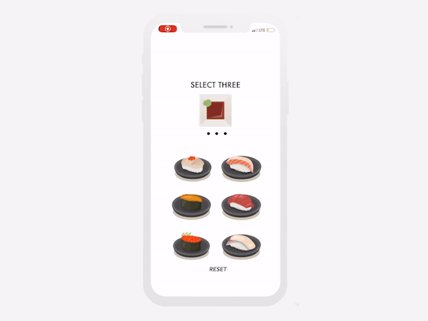 Sushi Unlock Screen