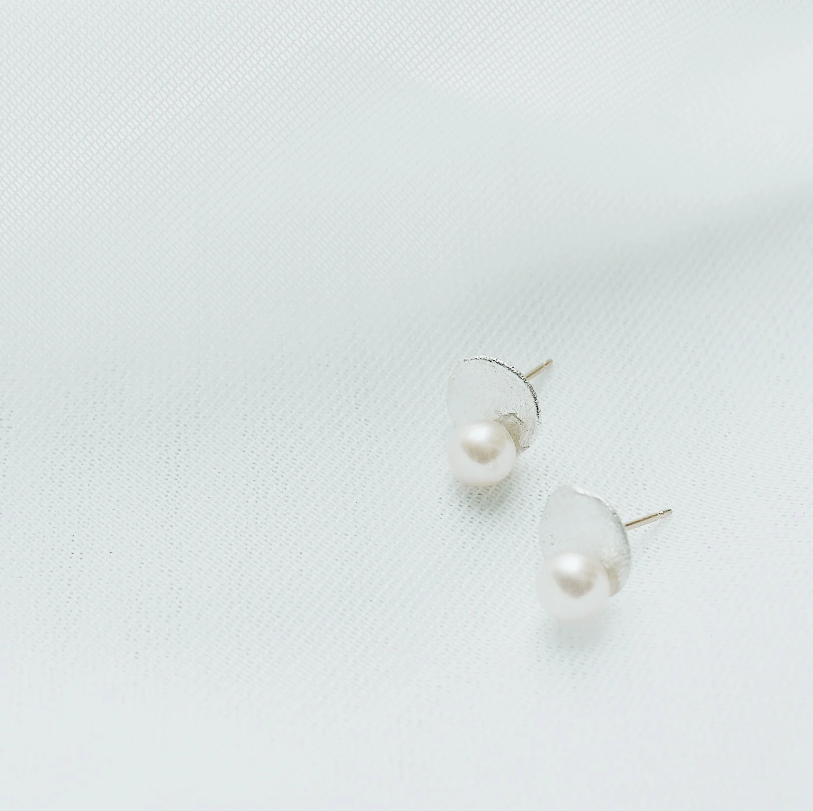 Silver Beans Earrings 02