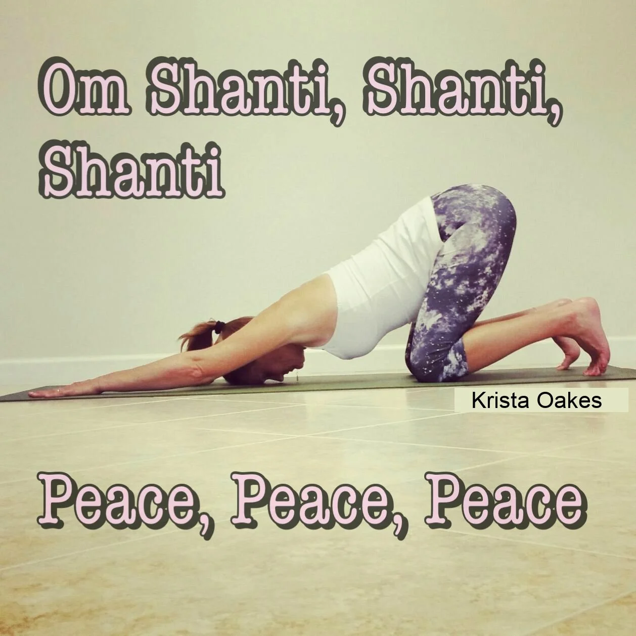 What does Om, Shanti, Shanti, Shanti mean?