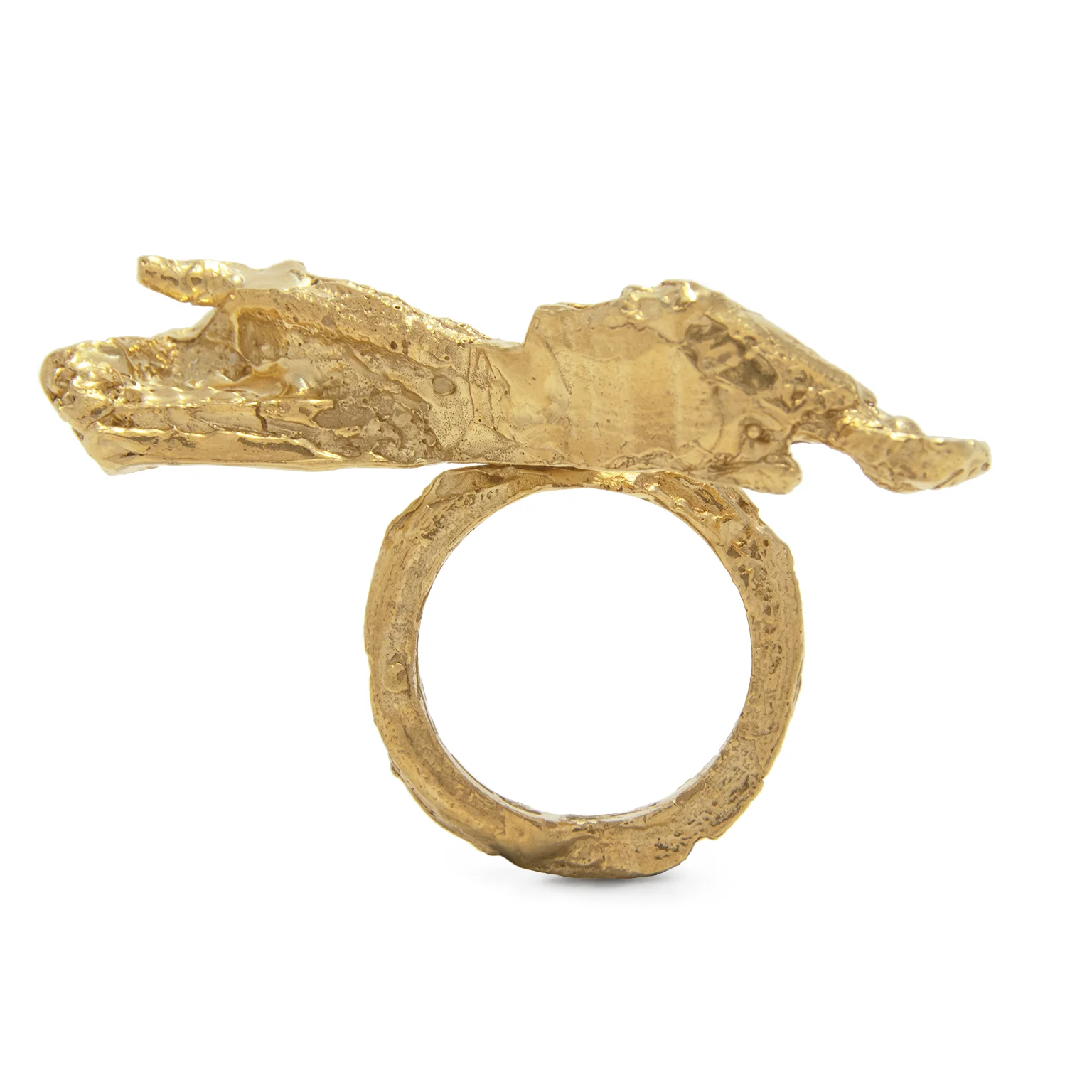 Loveness Lee Pengyan Gold Ring side