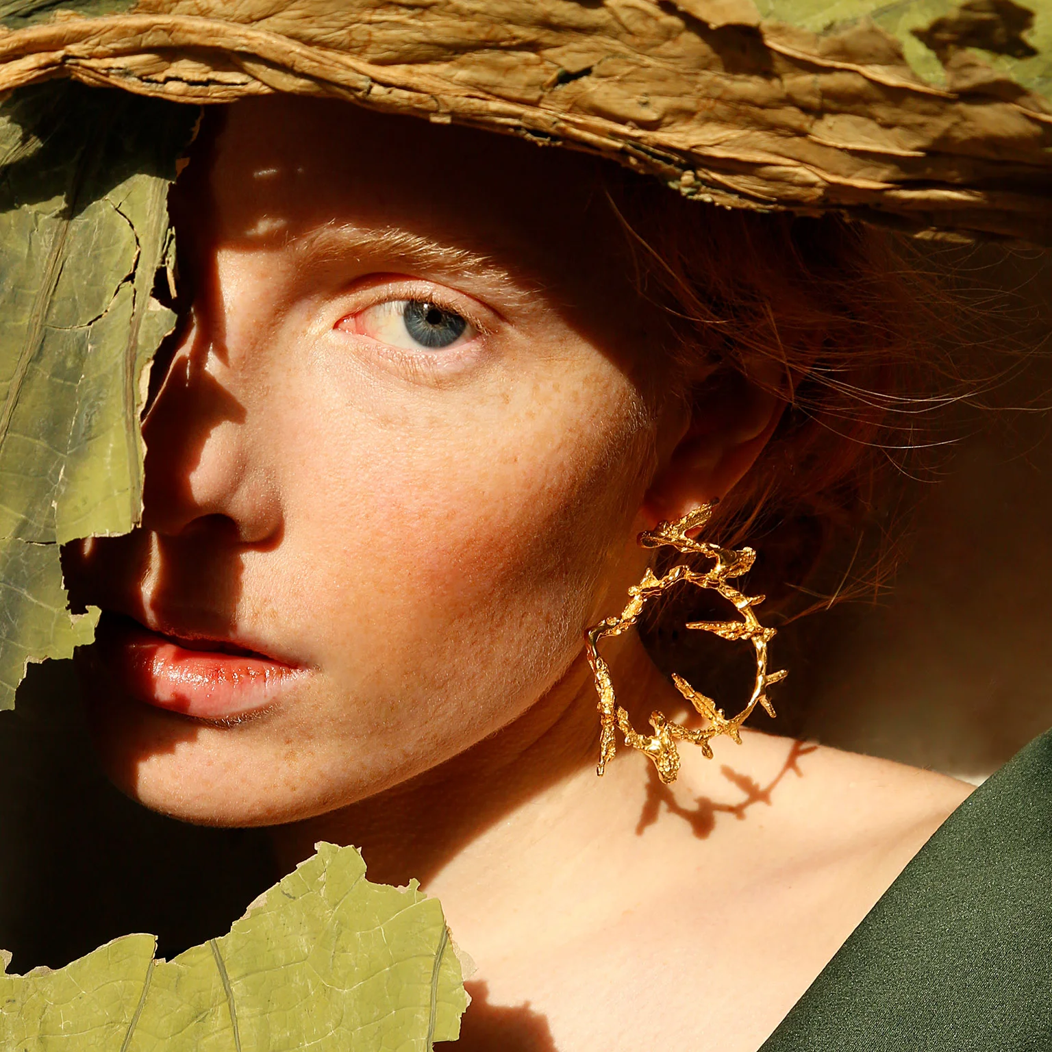 Loveness Lee Maze Earrings Hermetics Collection model