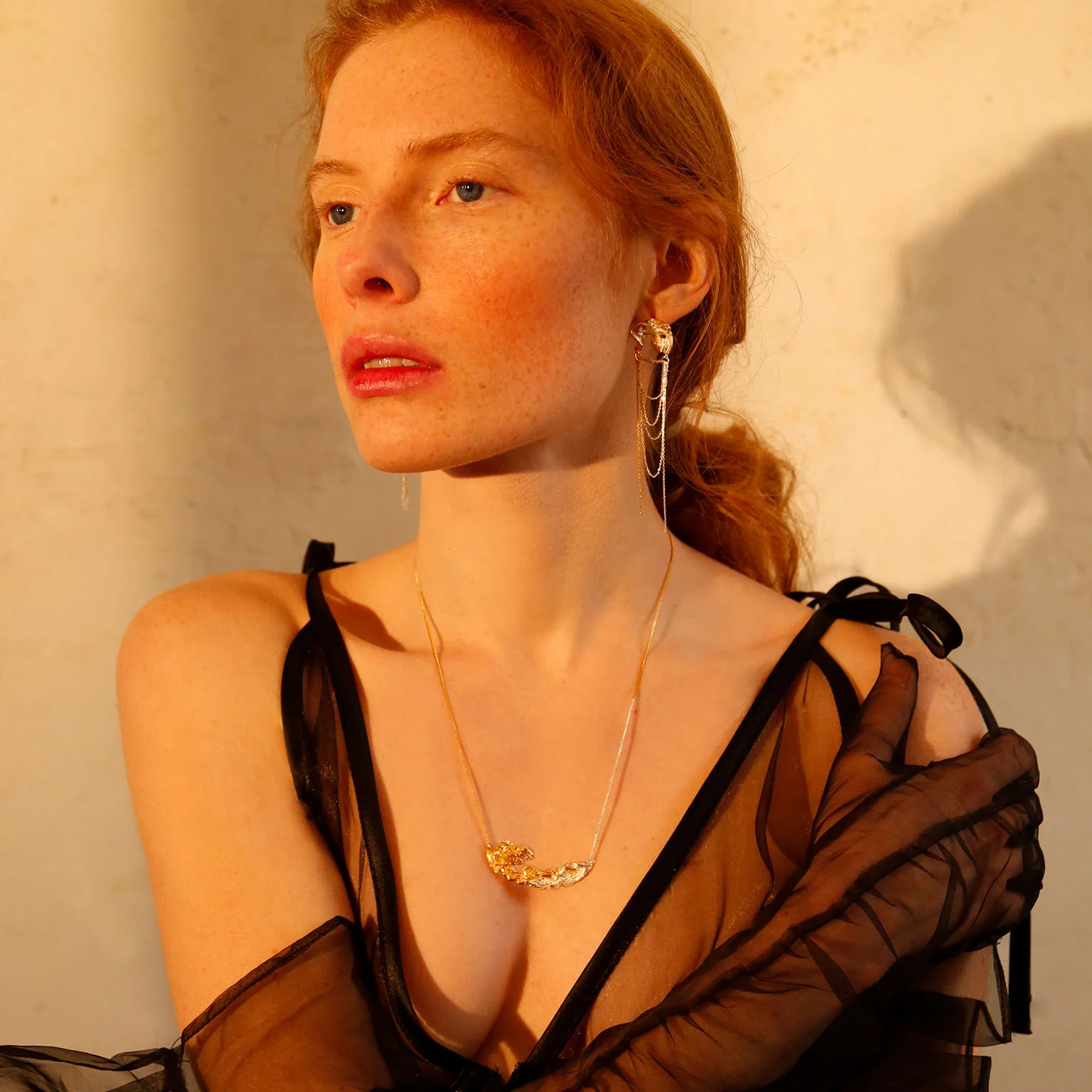 Loveness Lee Irmak Necklace Trans-natural Collection Model