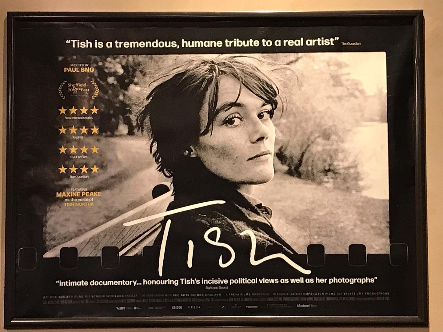 Saw this. ‬⁩Absolutely stunning.#TishMurtha was a cracking #photographer and #artist. This explores her life and work. Is so moving and inspiring. The #photos are proper #art. Passionate brutal intimate honest. Really recommend having a watch (and lo