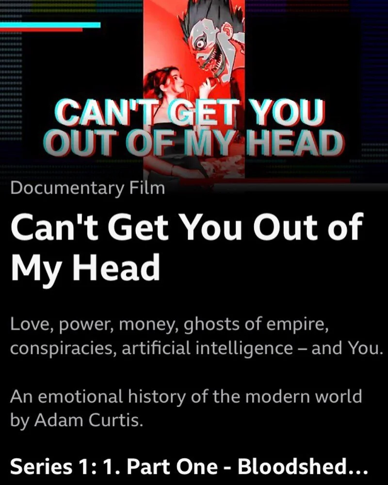 Recently rewatched a load of the Adam Curtis documentaries. Absolute quality. Real eye openers and insanely terrifying. The manipulation and subjugation of us and the dishonesty and arrogance of them (those in control) is disgraceful (if somewhat ine