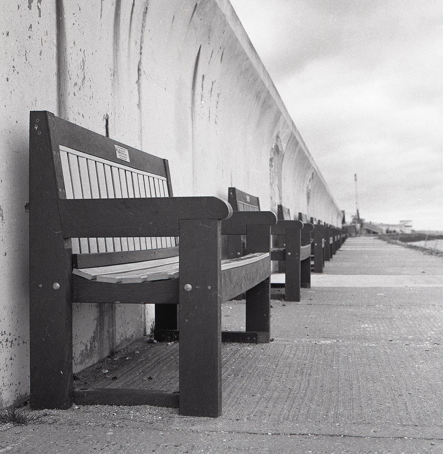 Canvey Island Esplanade. Thursday morning. Grey. Damp. Cold #filmphotography #photography #rolleiflex #rolleiflex28f #ilfordfilm #canveyisland #essex