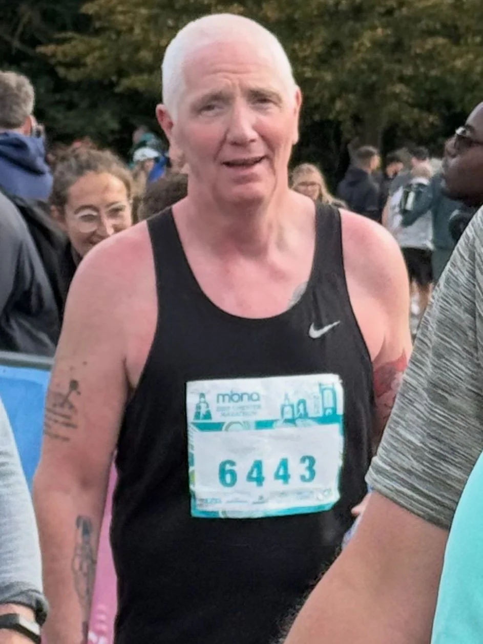 So. If anyone ever doubts that running is good for ya I suggest ya show them this pic. It just screams fitness vitality and healthy living&hellip; Yesterday I did Chester Marathon. Knew would be tough day as not trained properly for seven weeks due t