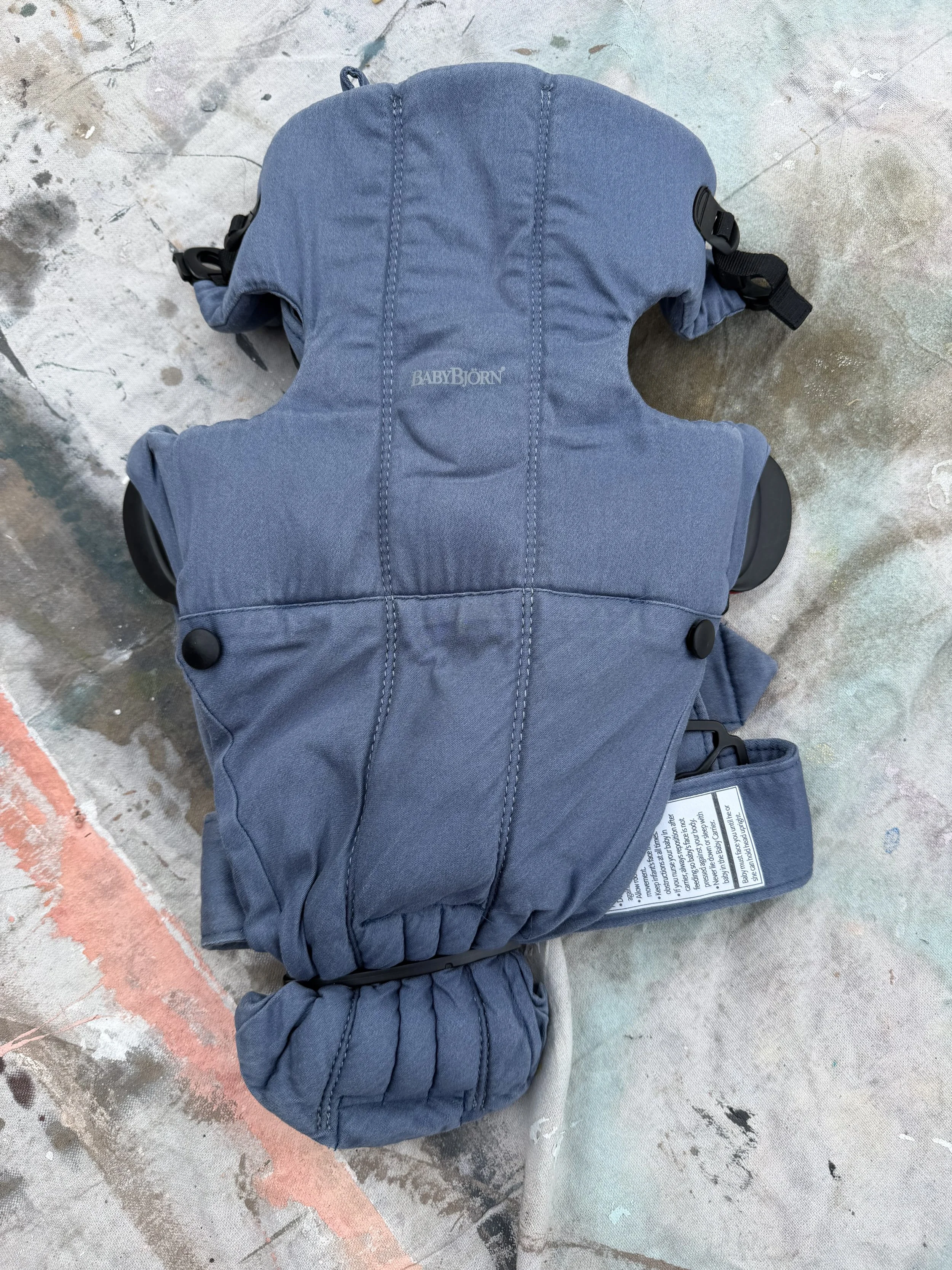 Bjorn baby denim carrier