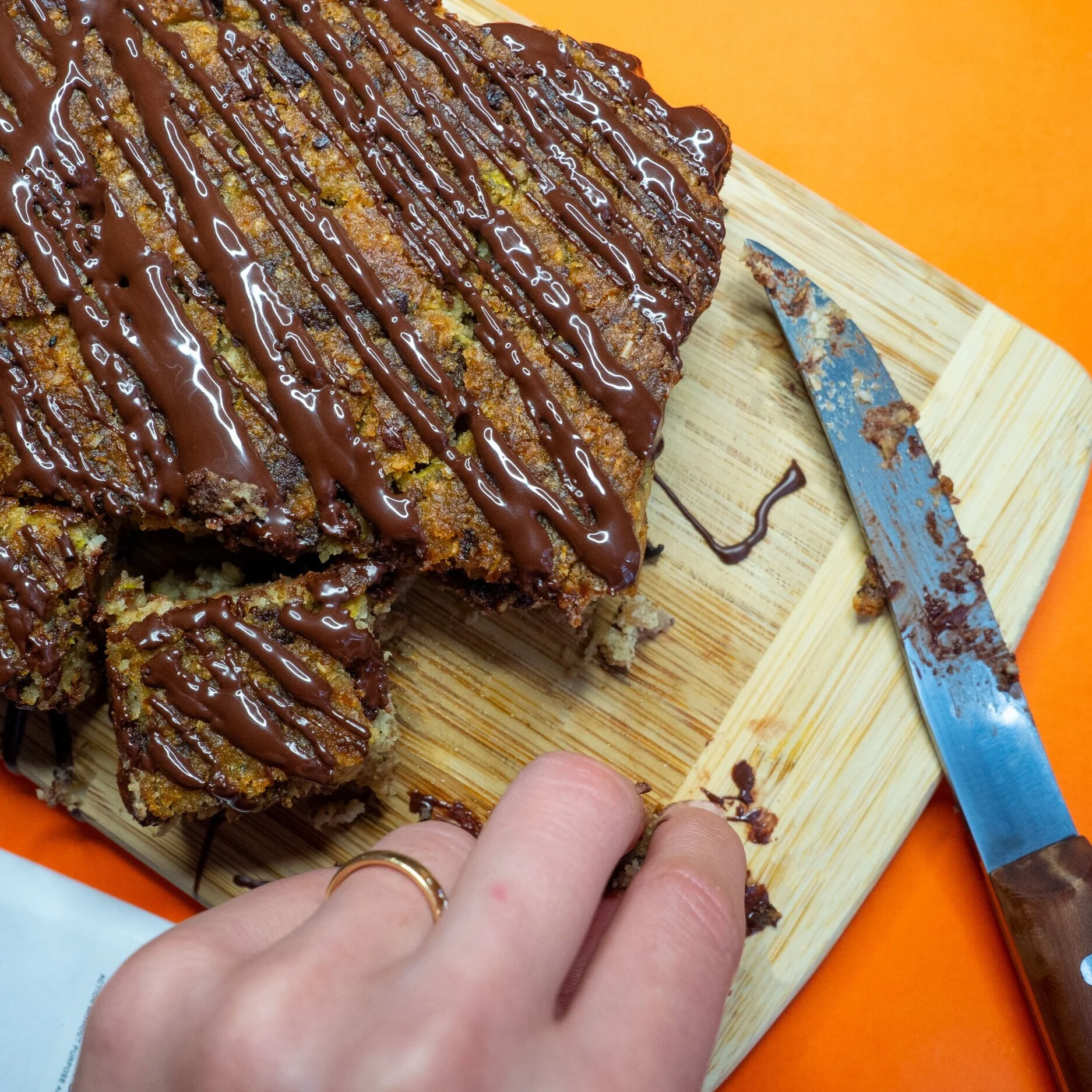 Chocolate Zucchini Bread with Nibs 