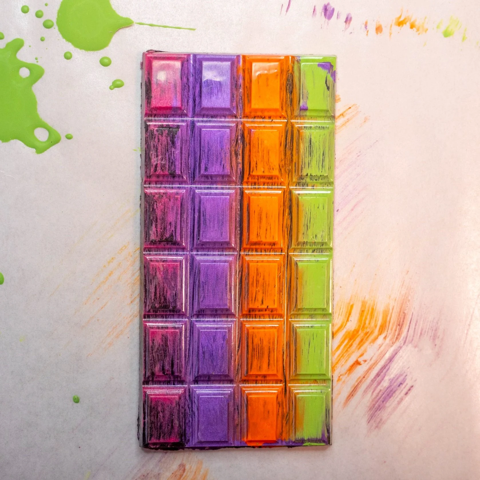 No Airbrush Chocolate Art