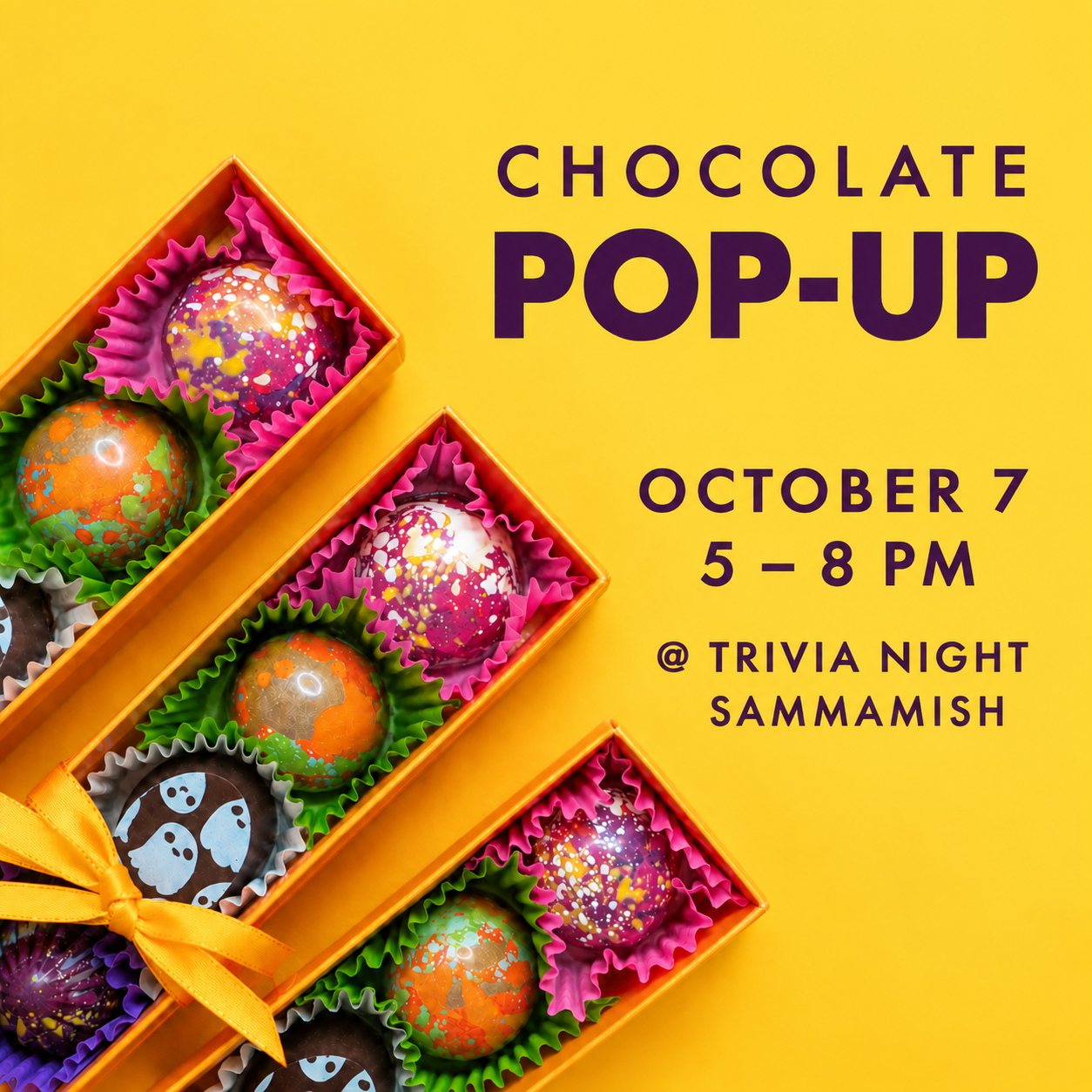 Chocolate Pop Up @ Trivia Night in Sammamish at Big Block Brewing