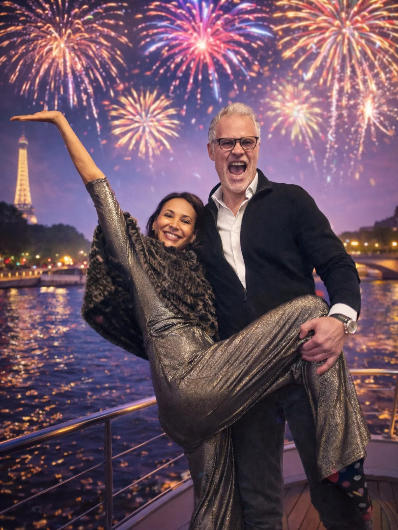 With my ride or die for the past 5 years @lelous_benoit . We met during the depths of convid. We are riding into the great Unravelling together . A bit older, a bit more weary but infinitely grateful to have you by my side. Here&rsquo;s to chasing ne