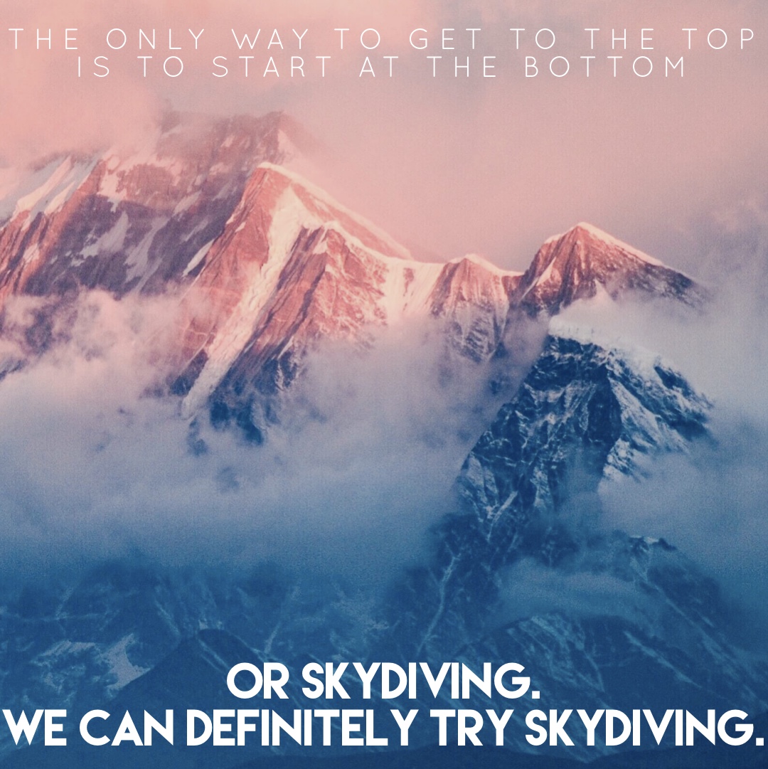 Let’s Go Skydiving &amp; Launch A Website