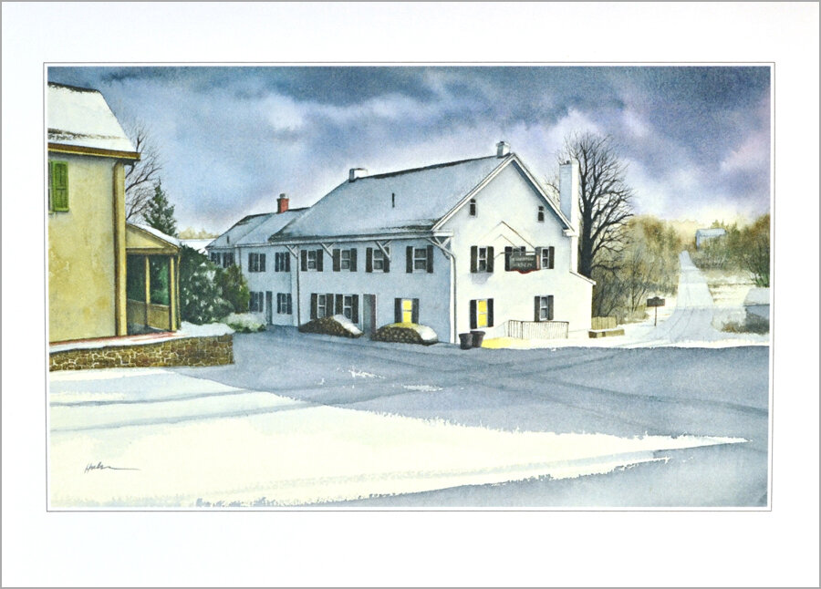 A Quiet Evening at the Inn Card