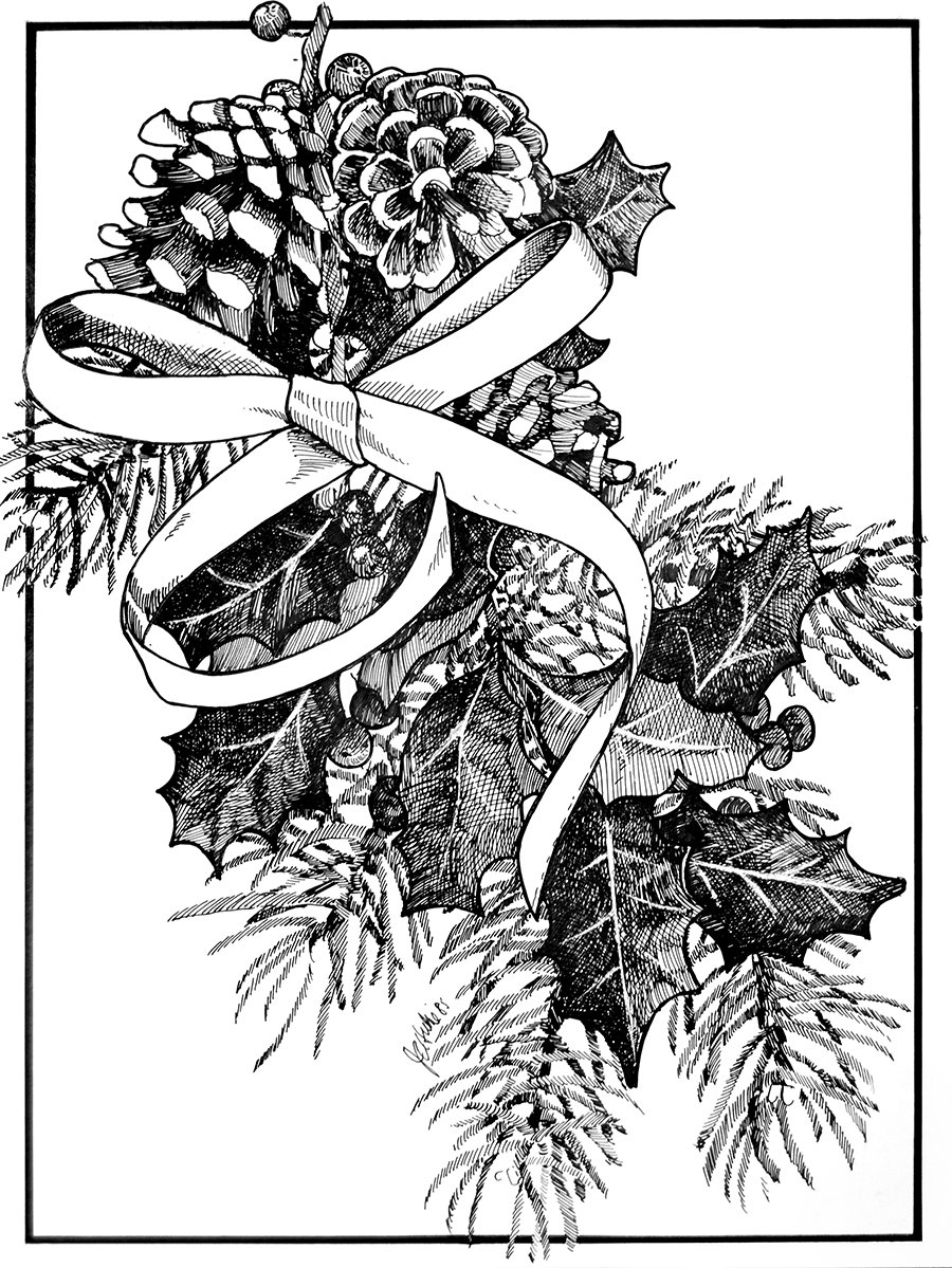 Holiday Corsage I