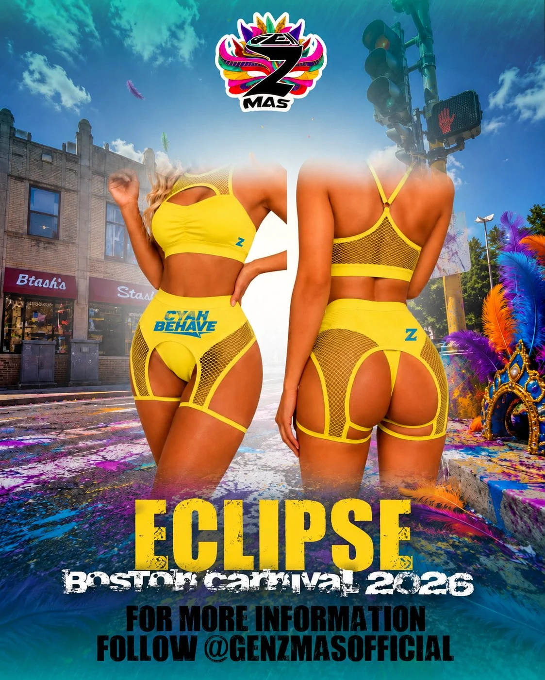 "Eclipse" Gen Z Mas Women's Mesh Two Piece (2026)