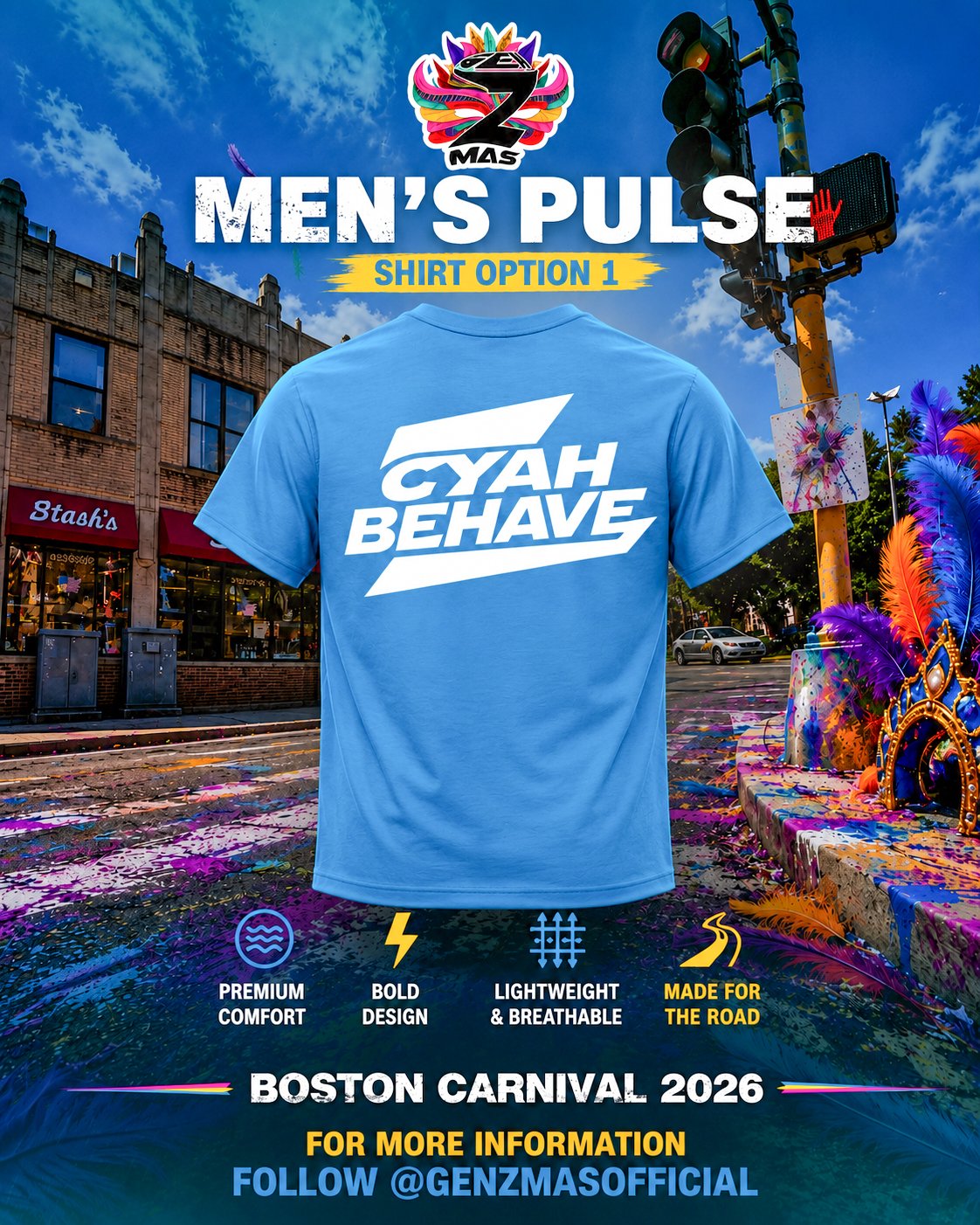 "Pulse " Gen Z Mas Men's Cotton T-Shirt (2026)