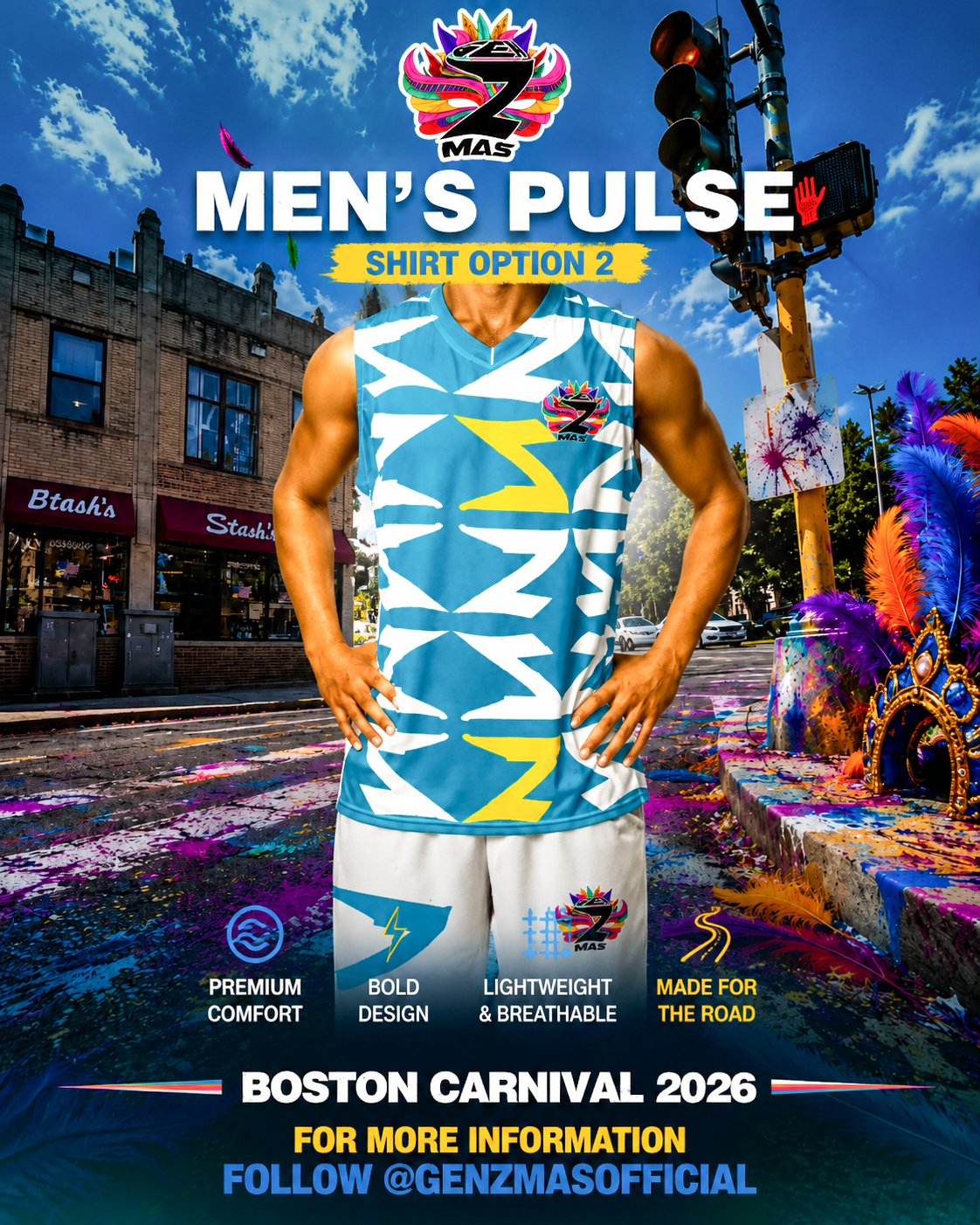 "Pulse " Gen Z Mas Men's Mesh Basketball Jersey (2026)