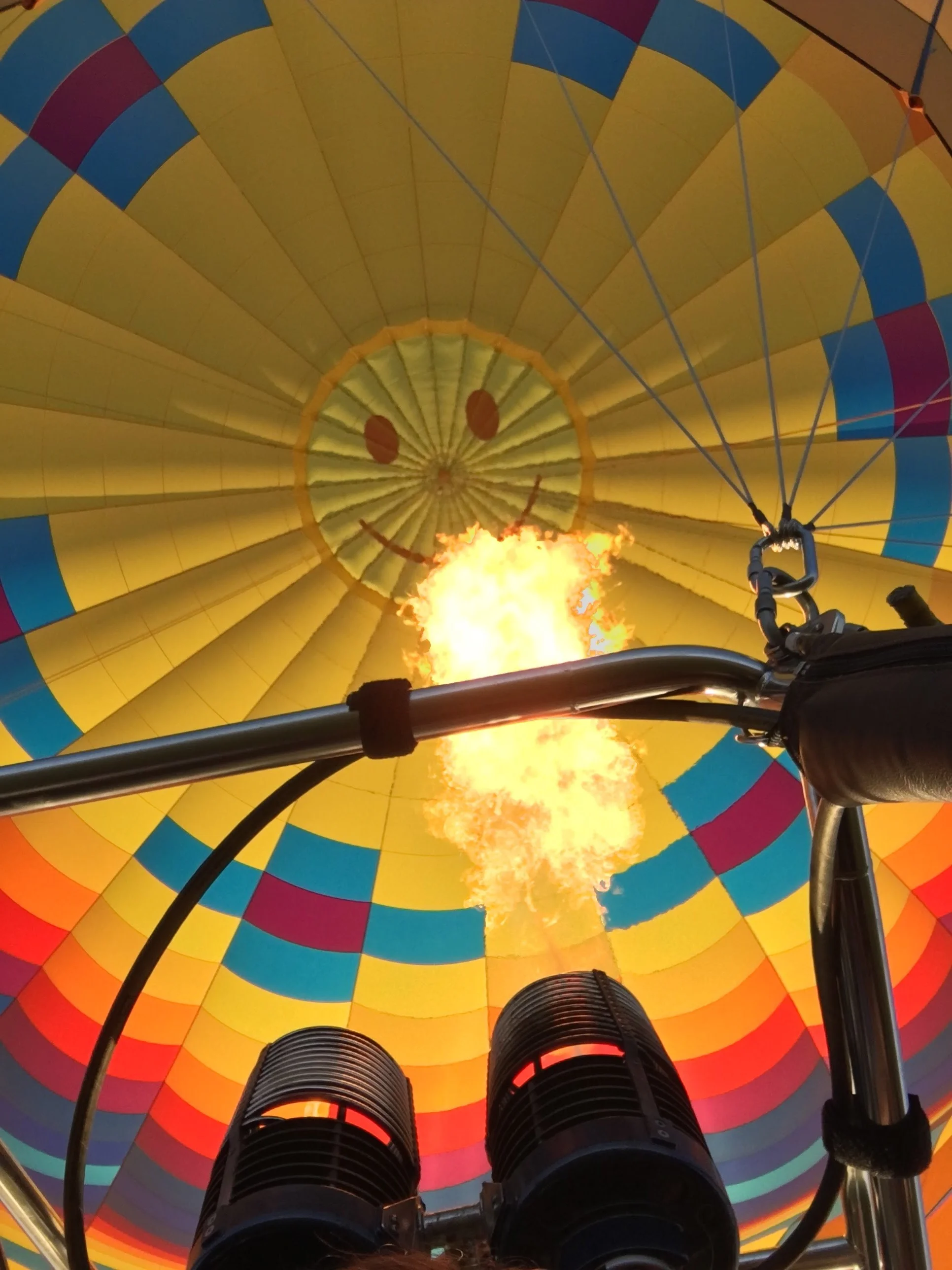  Smiles from the inside of a Napa Valley Aloft balloon 
