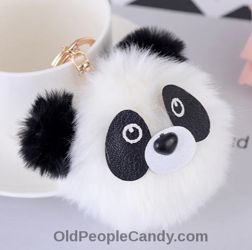 A palm-size Panda Key Chain