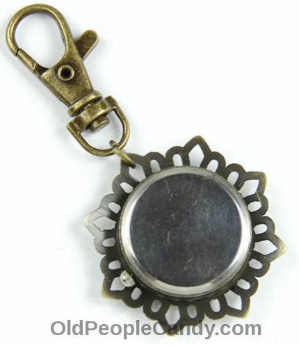A pocket watch key chain