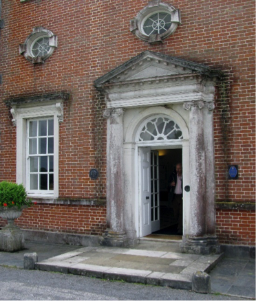 Fig. 3: Front door to Godmersham