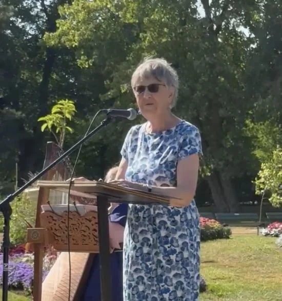Speaking at Jane Austen in the Public Gardens