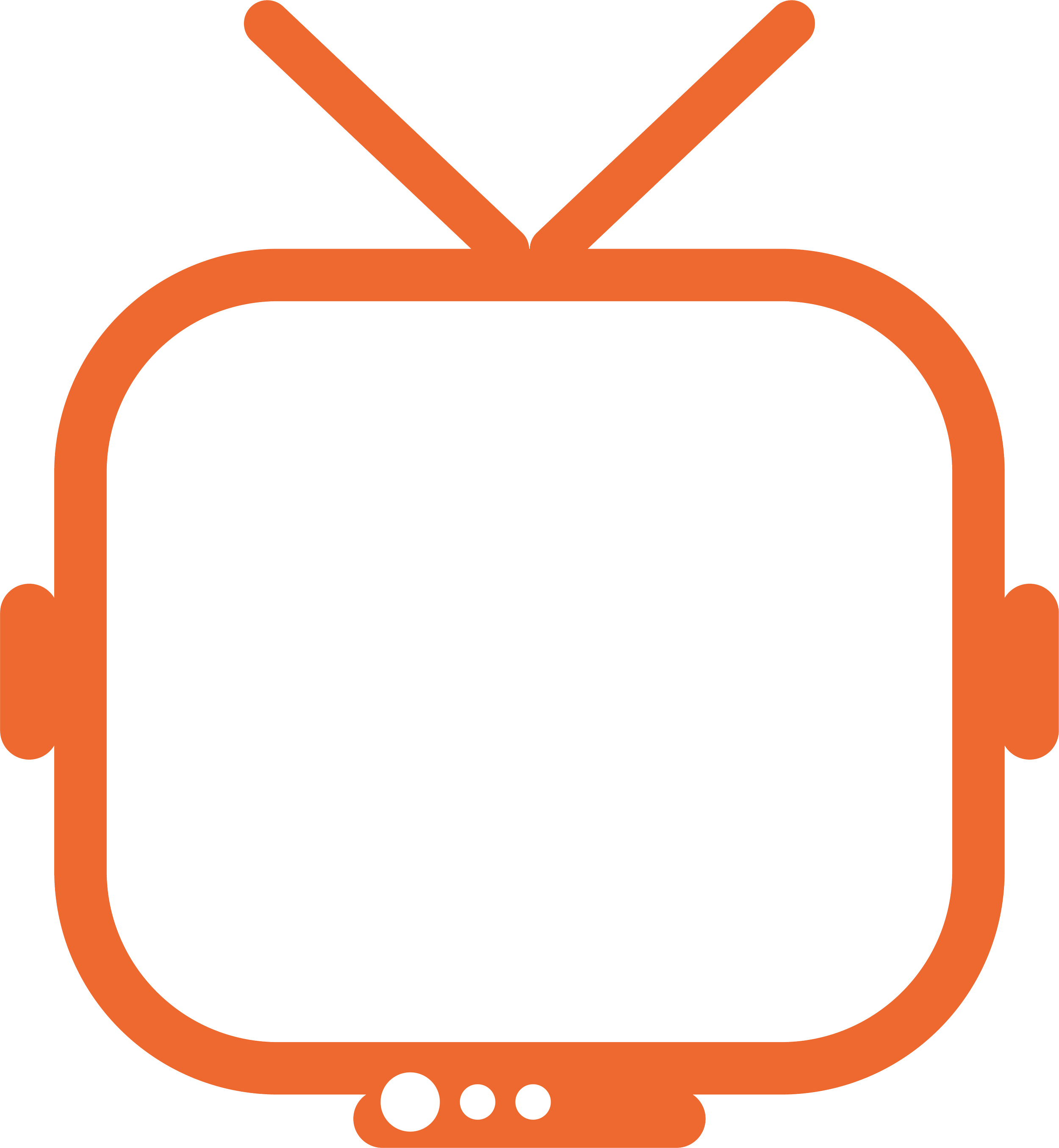 An image of a TV with the word "WATCH" in the center